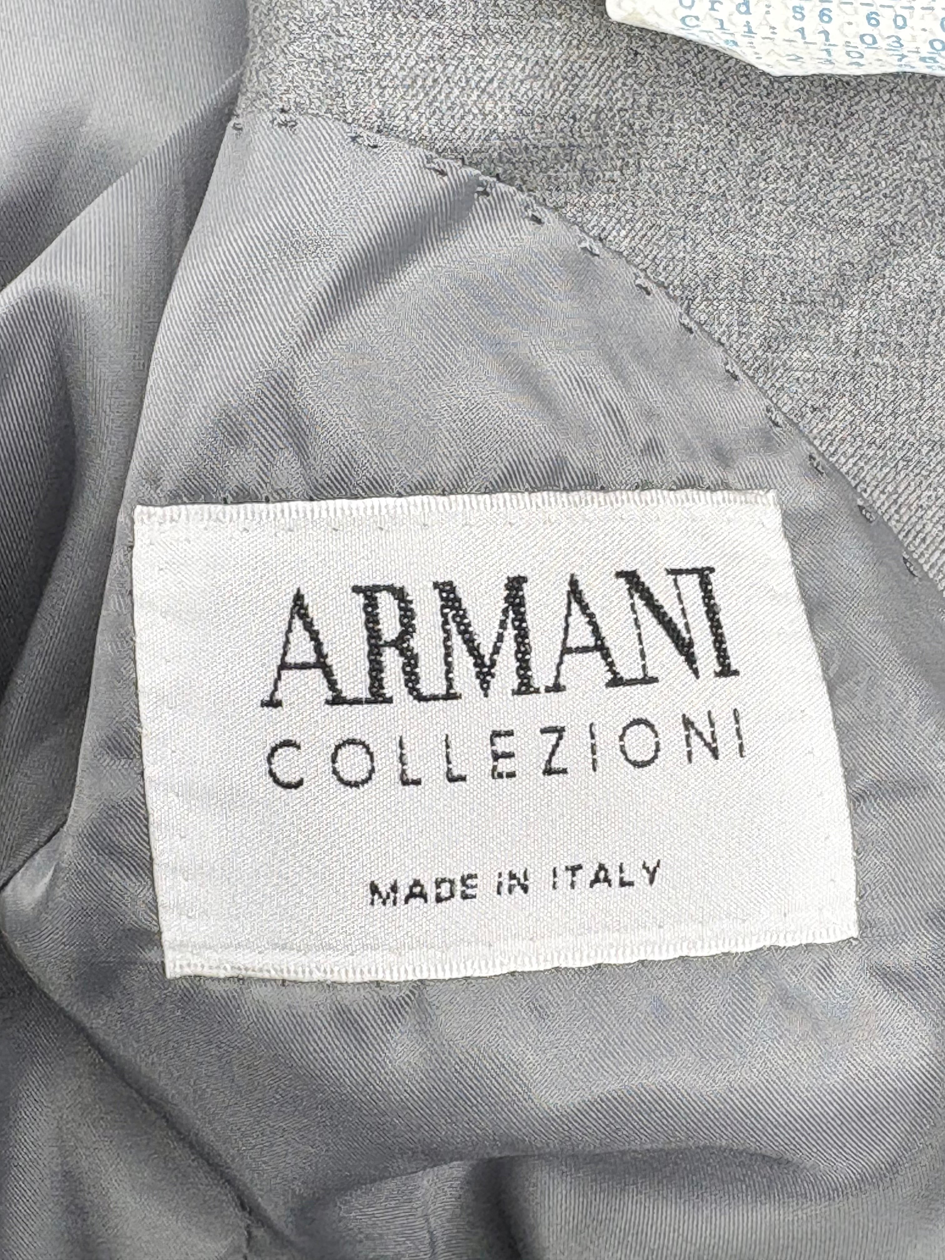 Armani Collezioni Stone Grey Wool 2pc Suit - 46/30