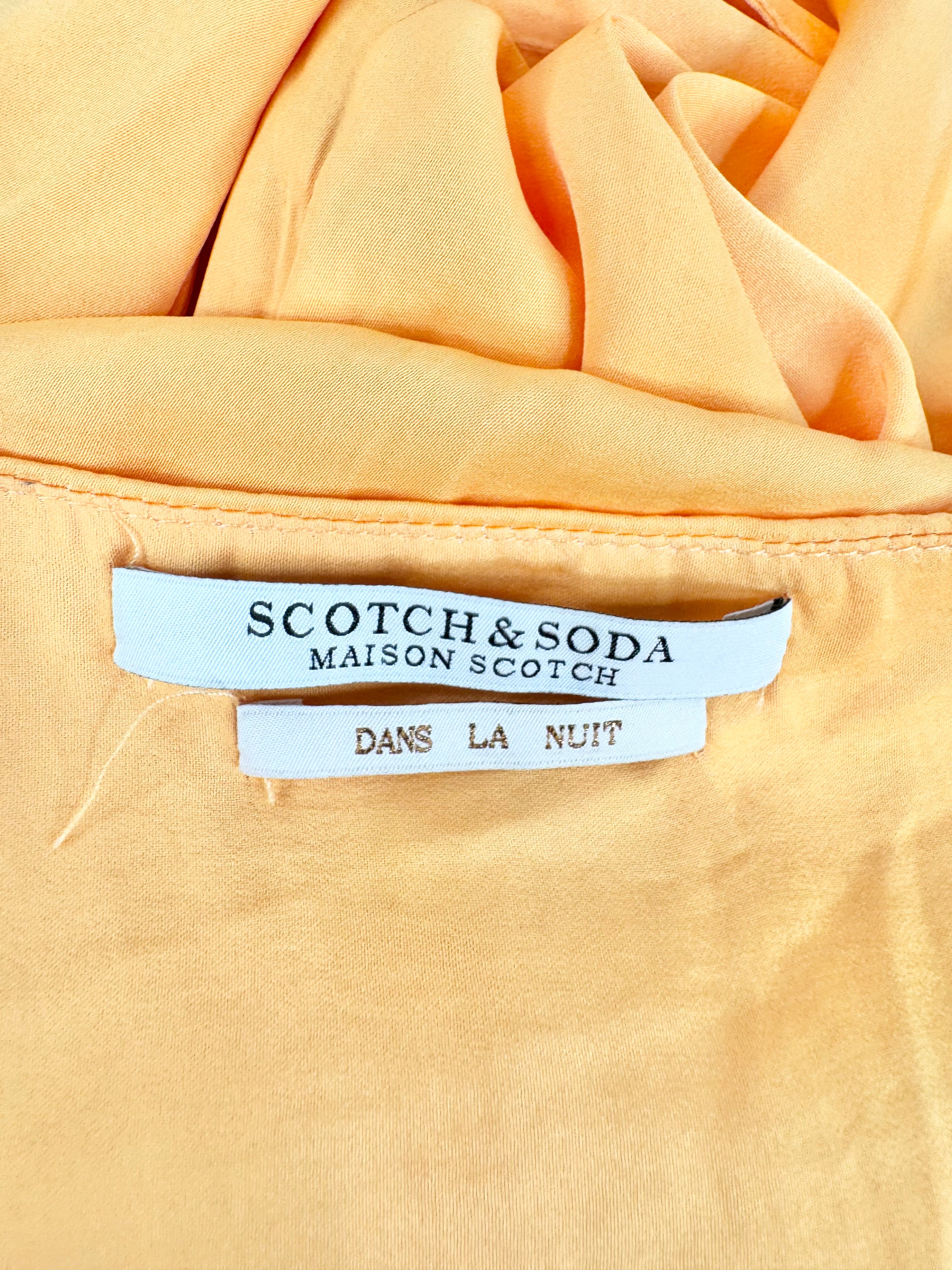 Scotch & Soda Buttercup Yellow Wrap Dress - AU8