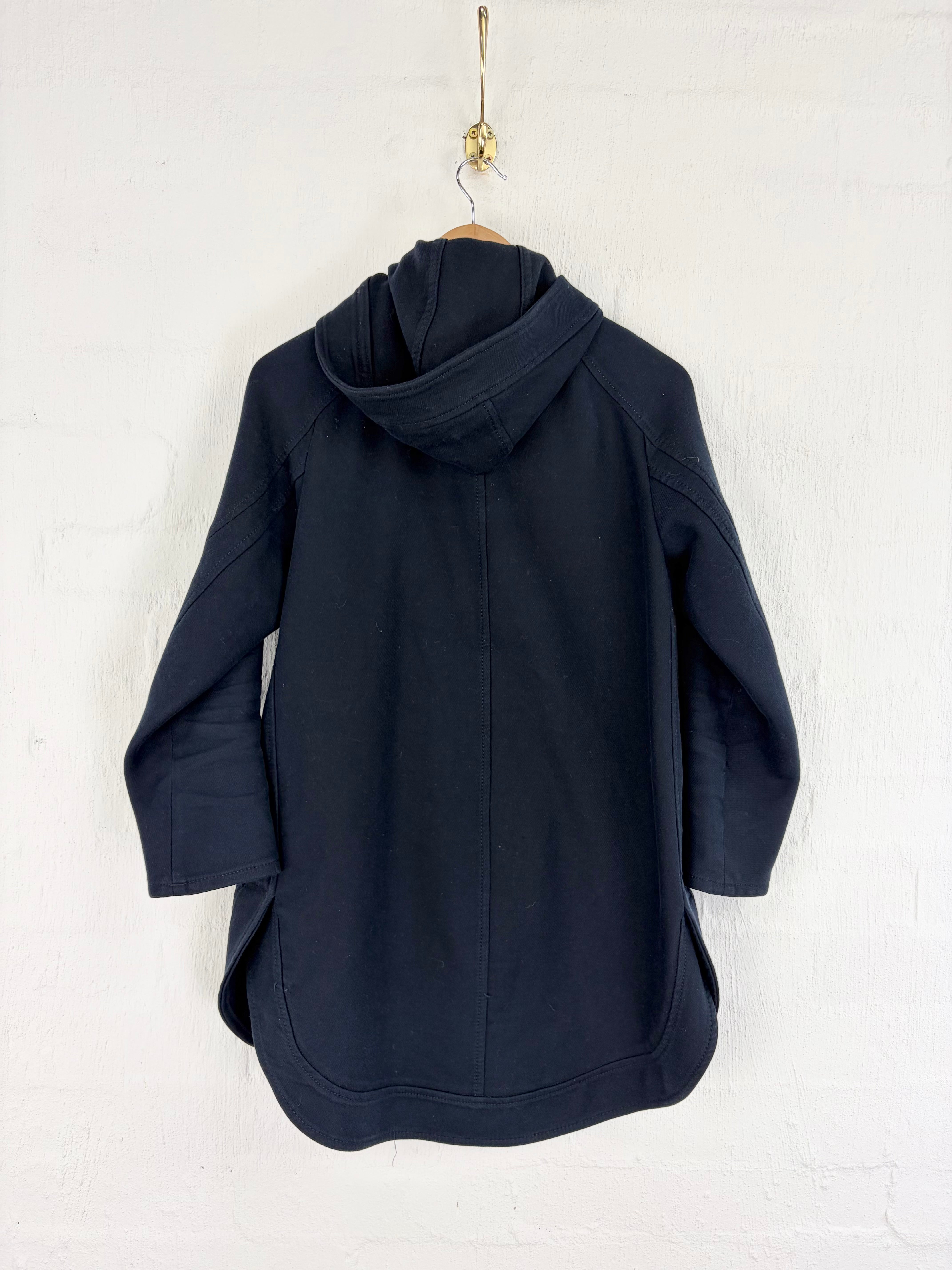 Max & Co Navy Cotton Twill Coat - AU10