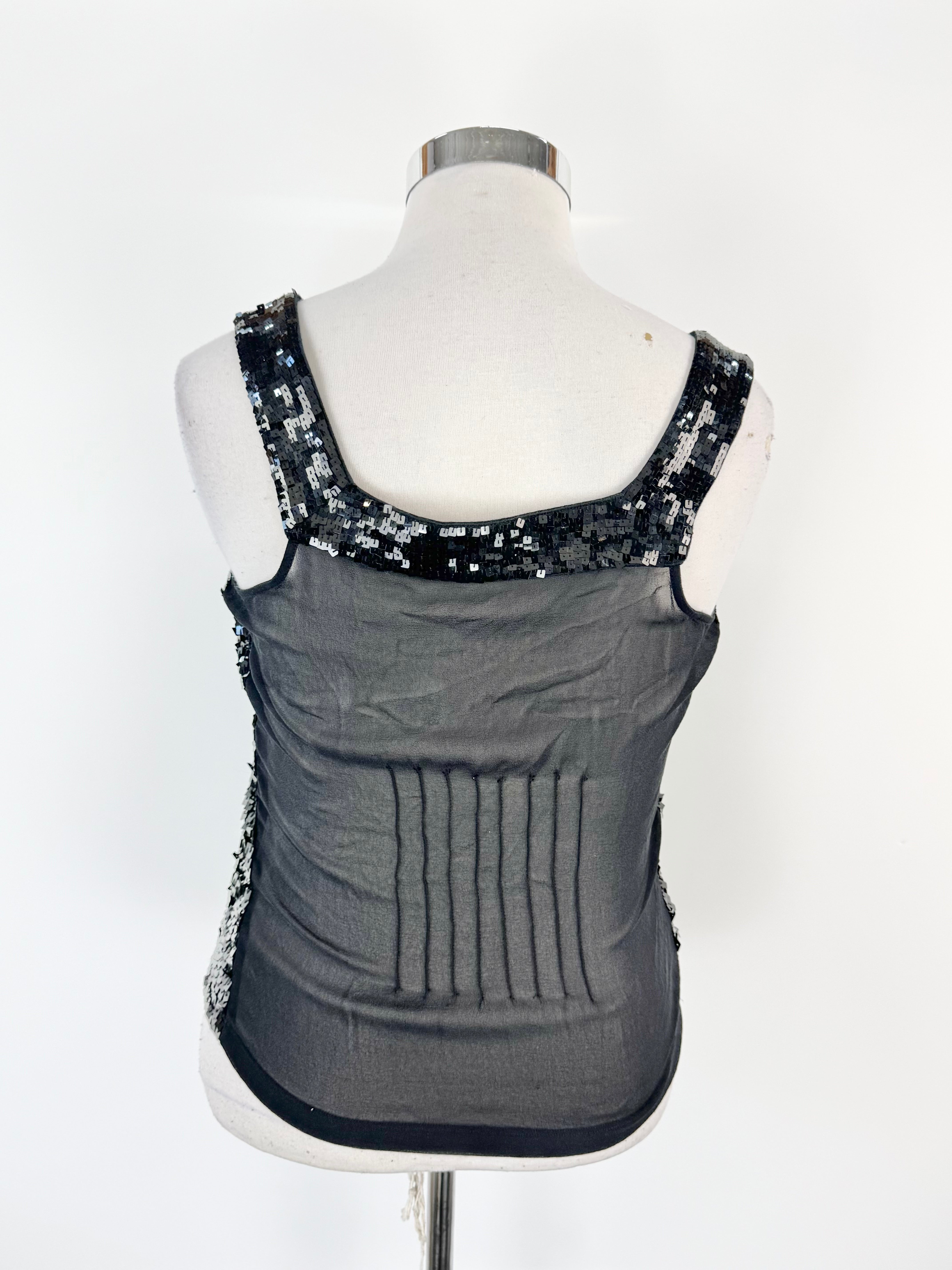 Boss by Hugo Boss Black Sequin Singlet - AU12