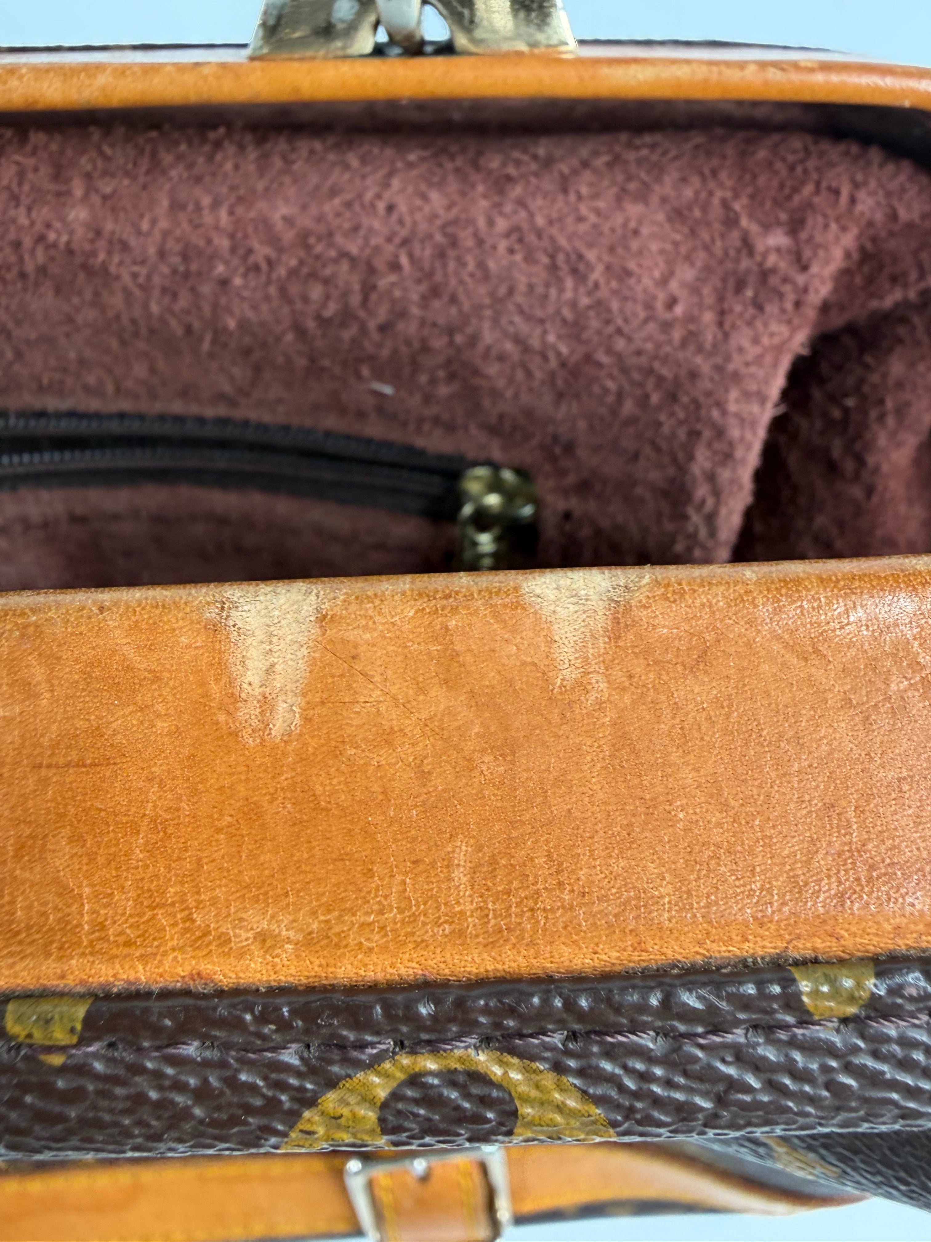 Vintage 1970s Louis Vuitton Monogrammed Doctors Bag