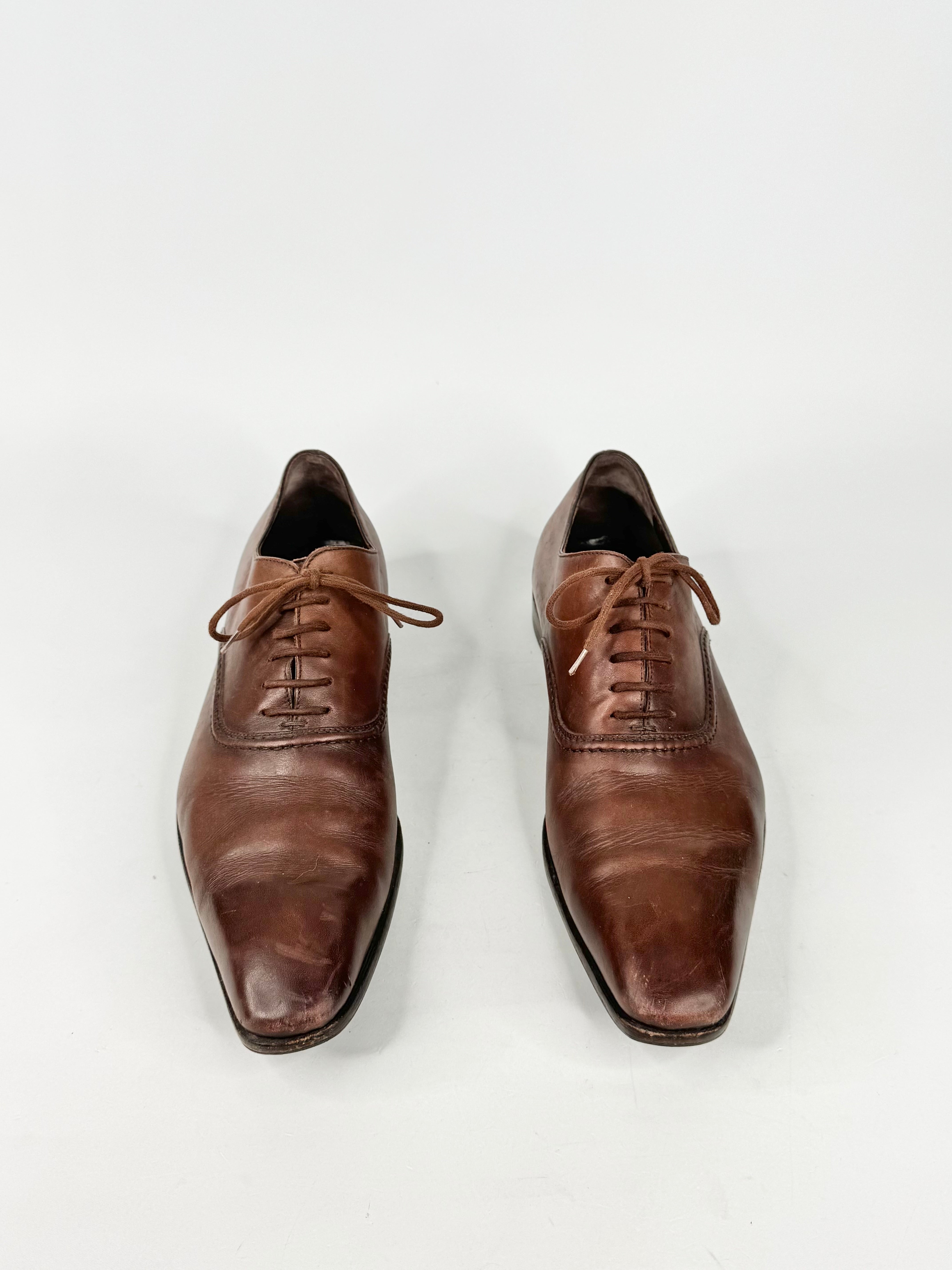Vintage Gucci Brown Lace Ups - EU41