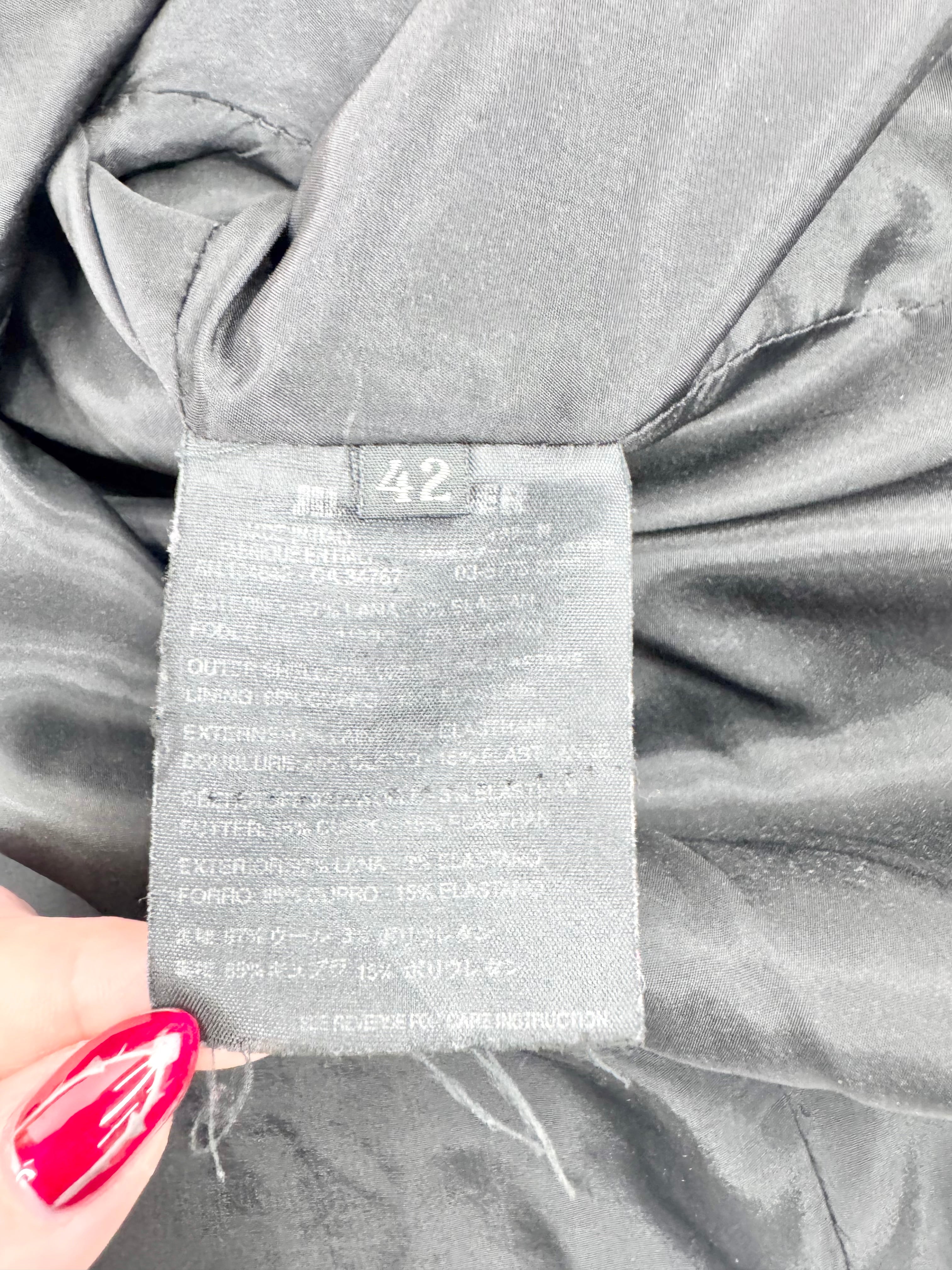 Jil Sander Black Wool-Blend Blazer - AU10