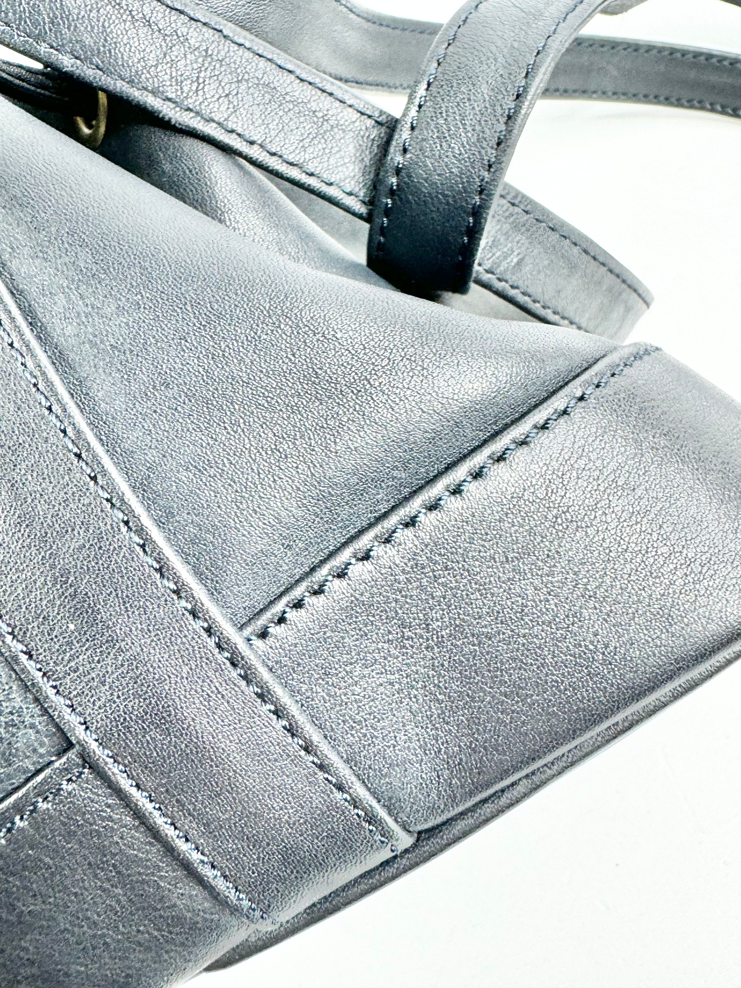 Bally Midnight Cross Body Drawstring Pouch