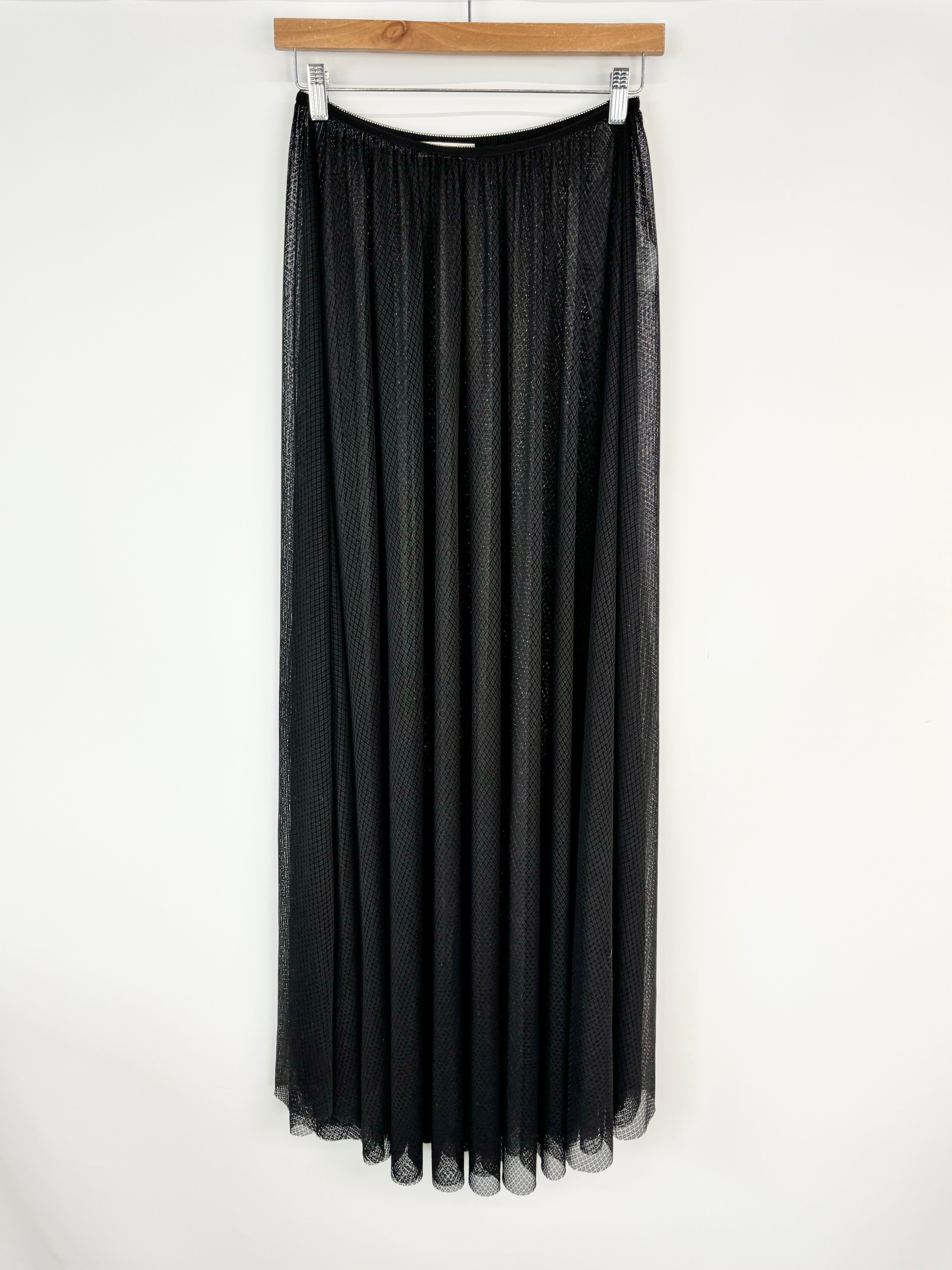 Camilla & Marc Black Lattice Maxi Skirt - AU10