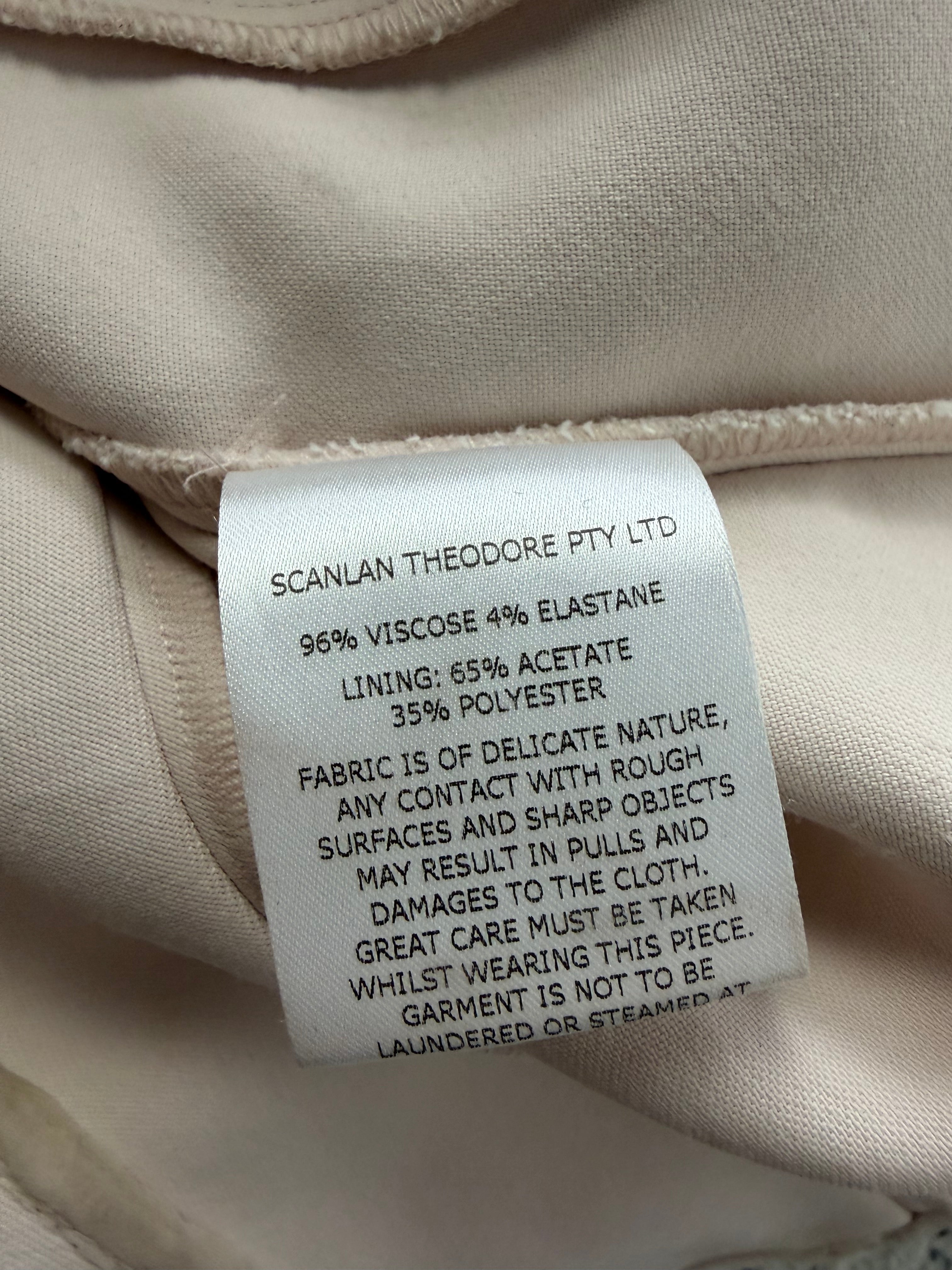 Scanlan Theodore Shell Pink Tailored Fit Blouse - AU6
