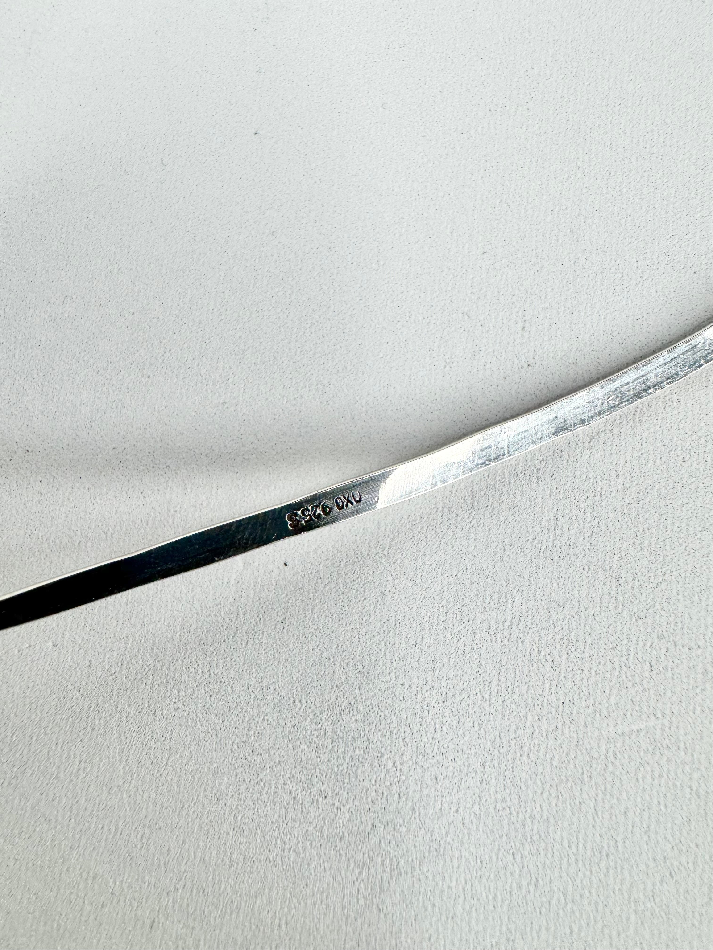 Hans Christian Østrem Modernist Silver Torc