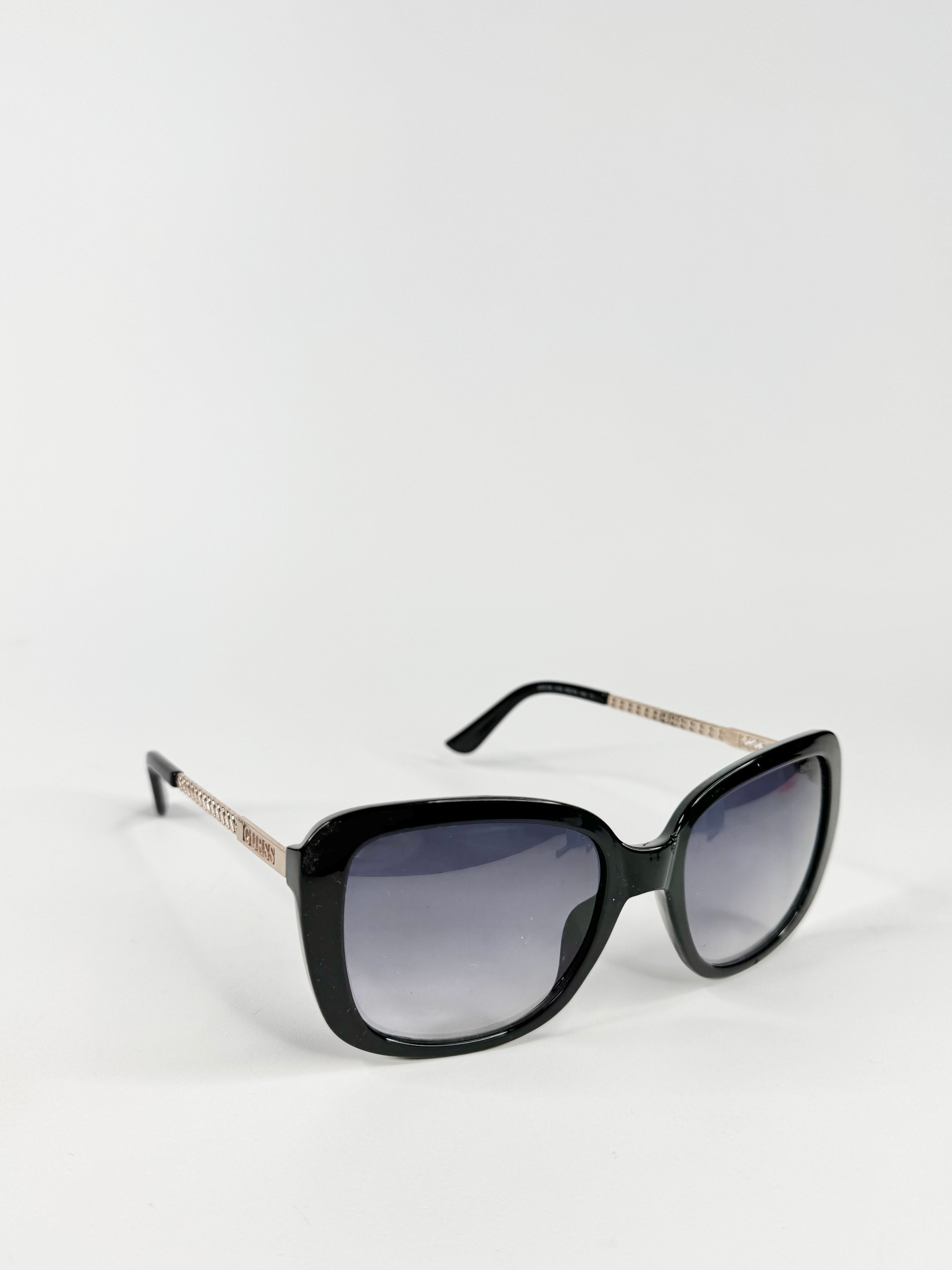 Guess Black Oversized Sunglasses