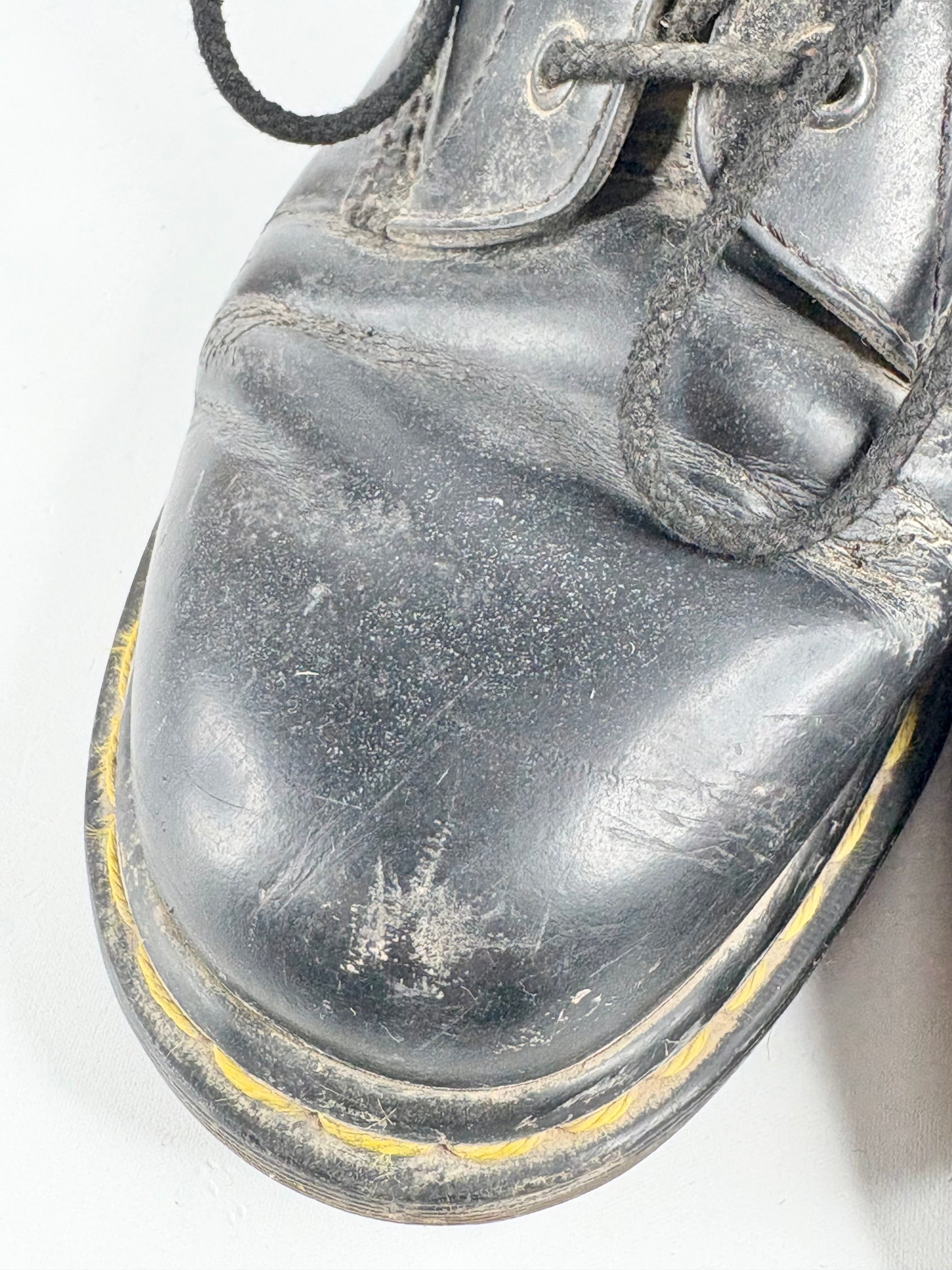 Dr. Martens Black Leather 8-Eye Lace Up Boots - EU42