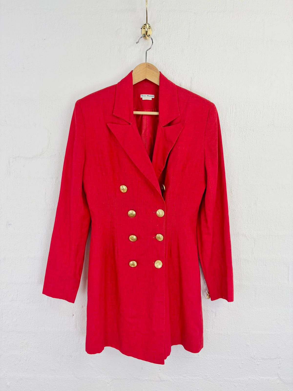 Fiona Waddel Crimson Blazer Dress - AU10/12