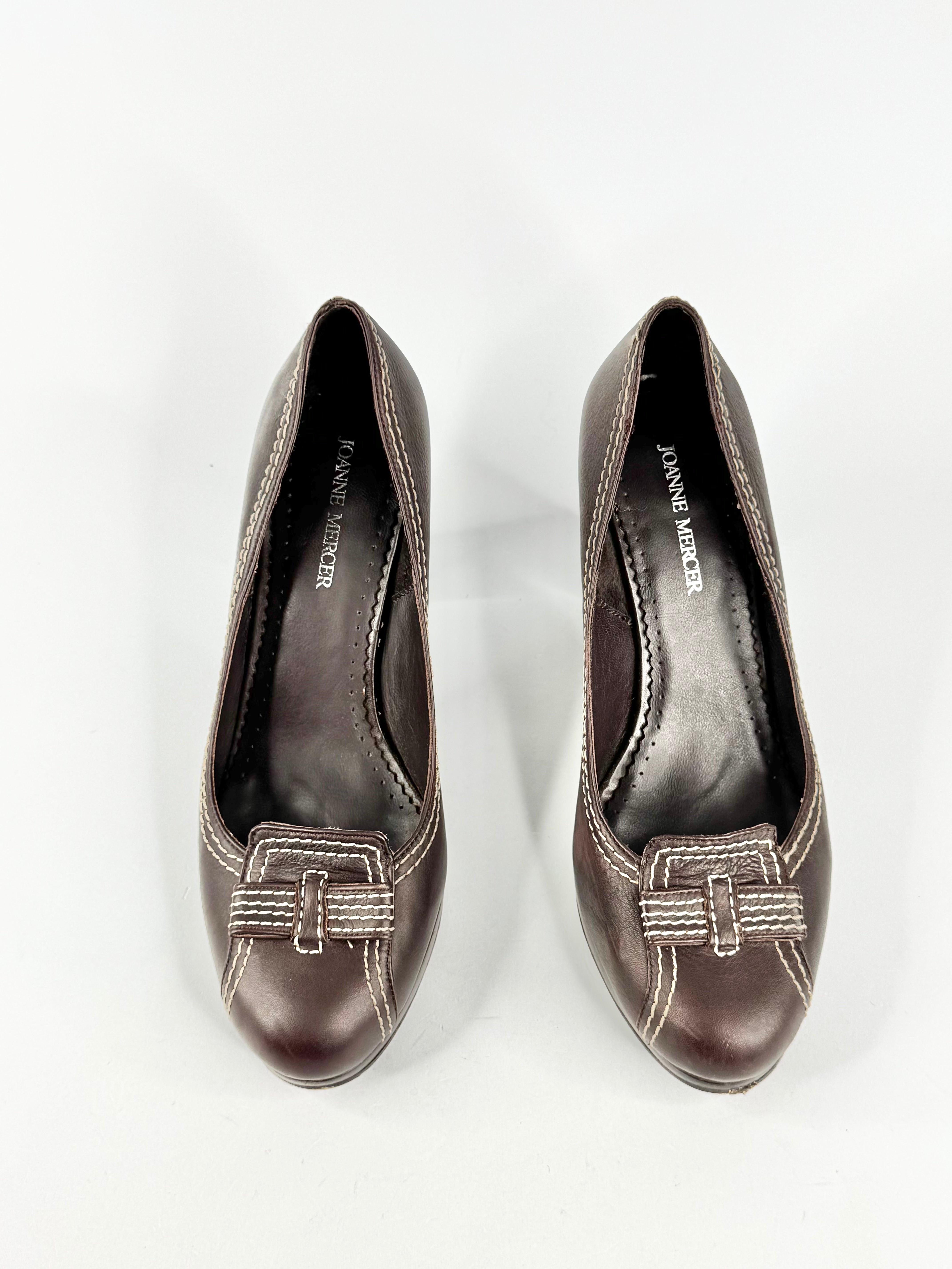 Jo Mercer Coffee Bean Pumps - EU40