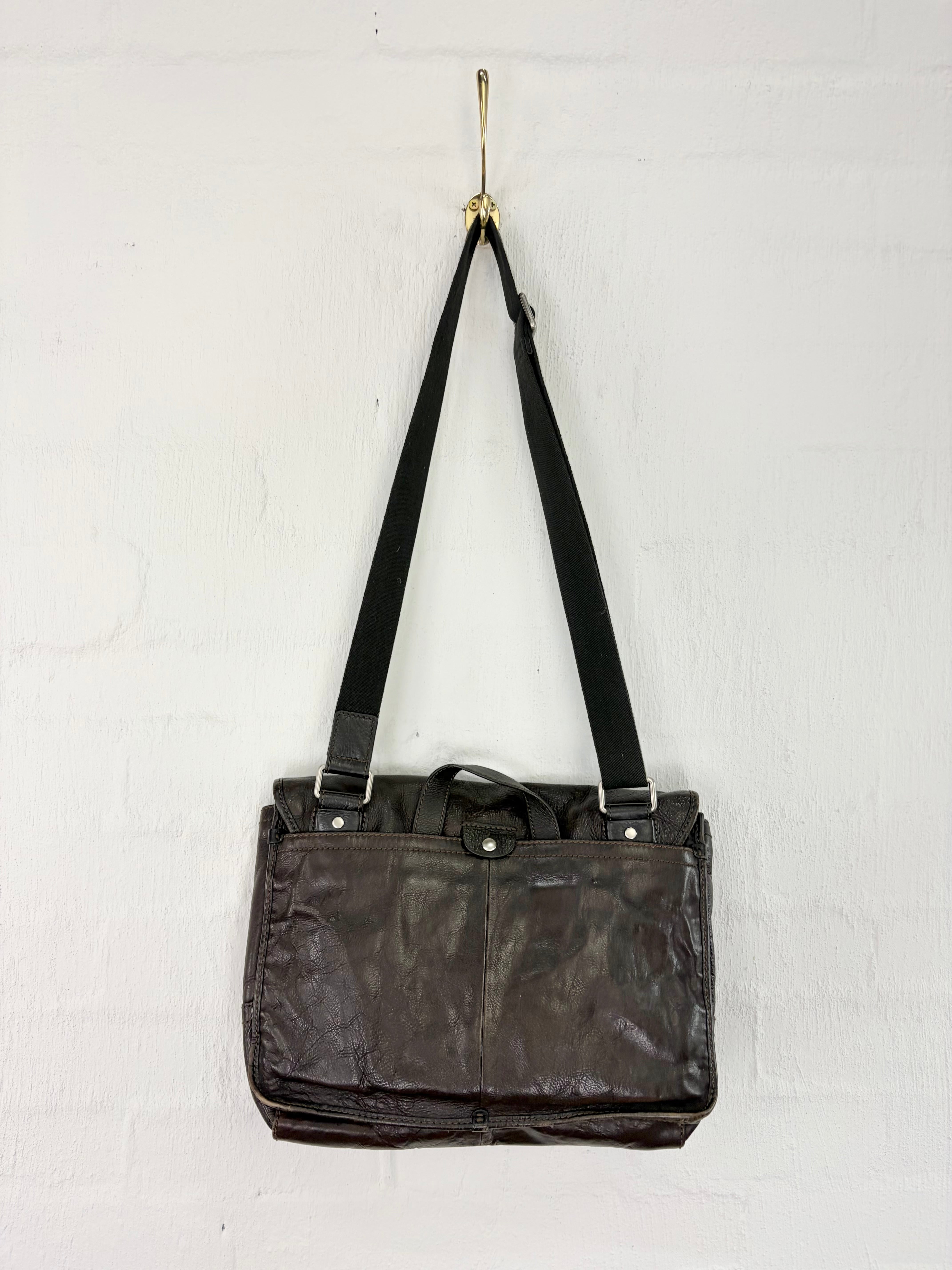 Fossil Chocolate Leather Satchel