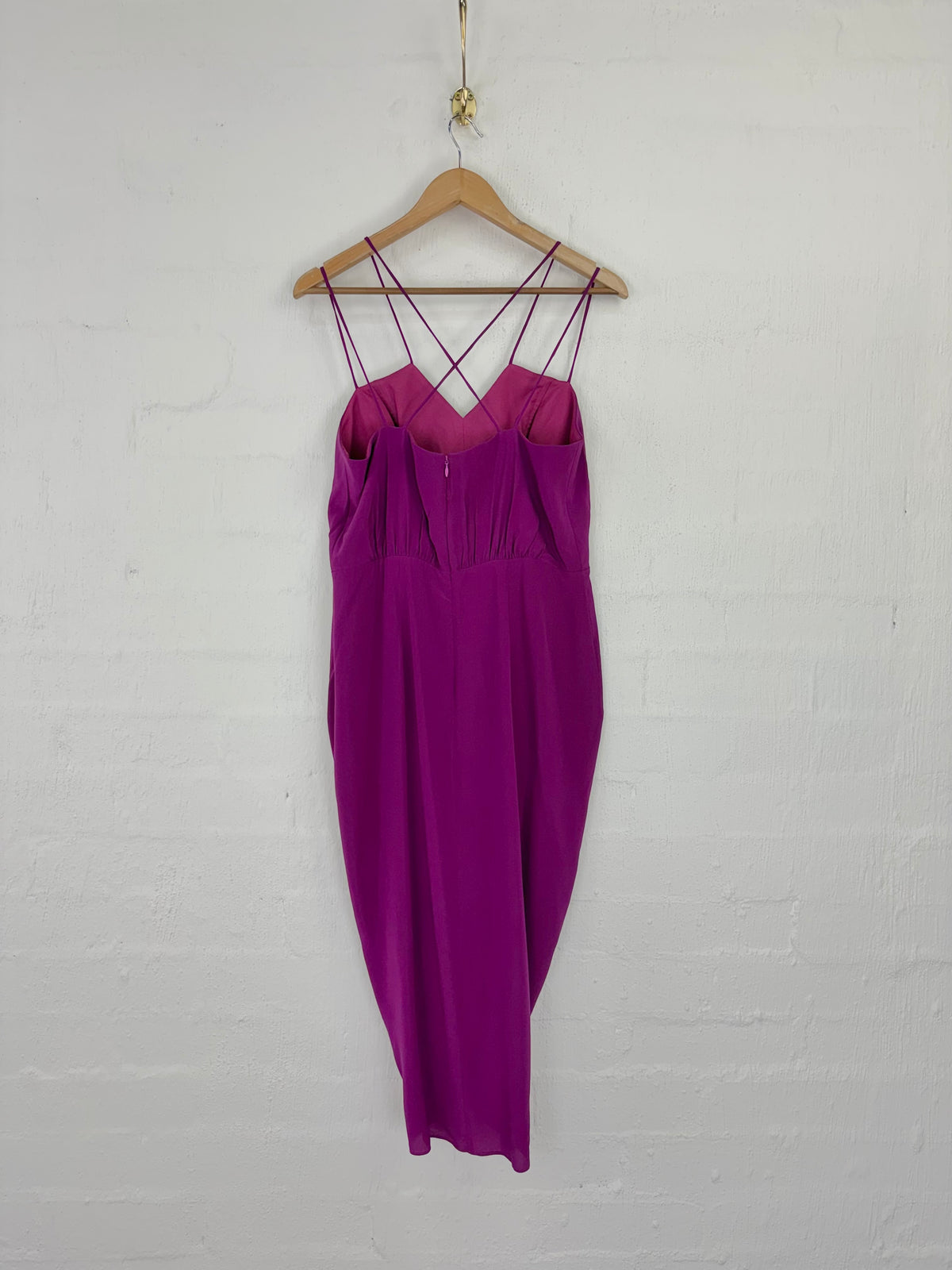 Rodeo Show Violet Silk Dress - AU12