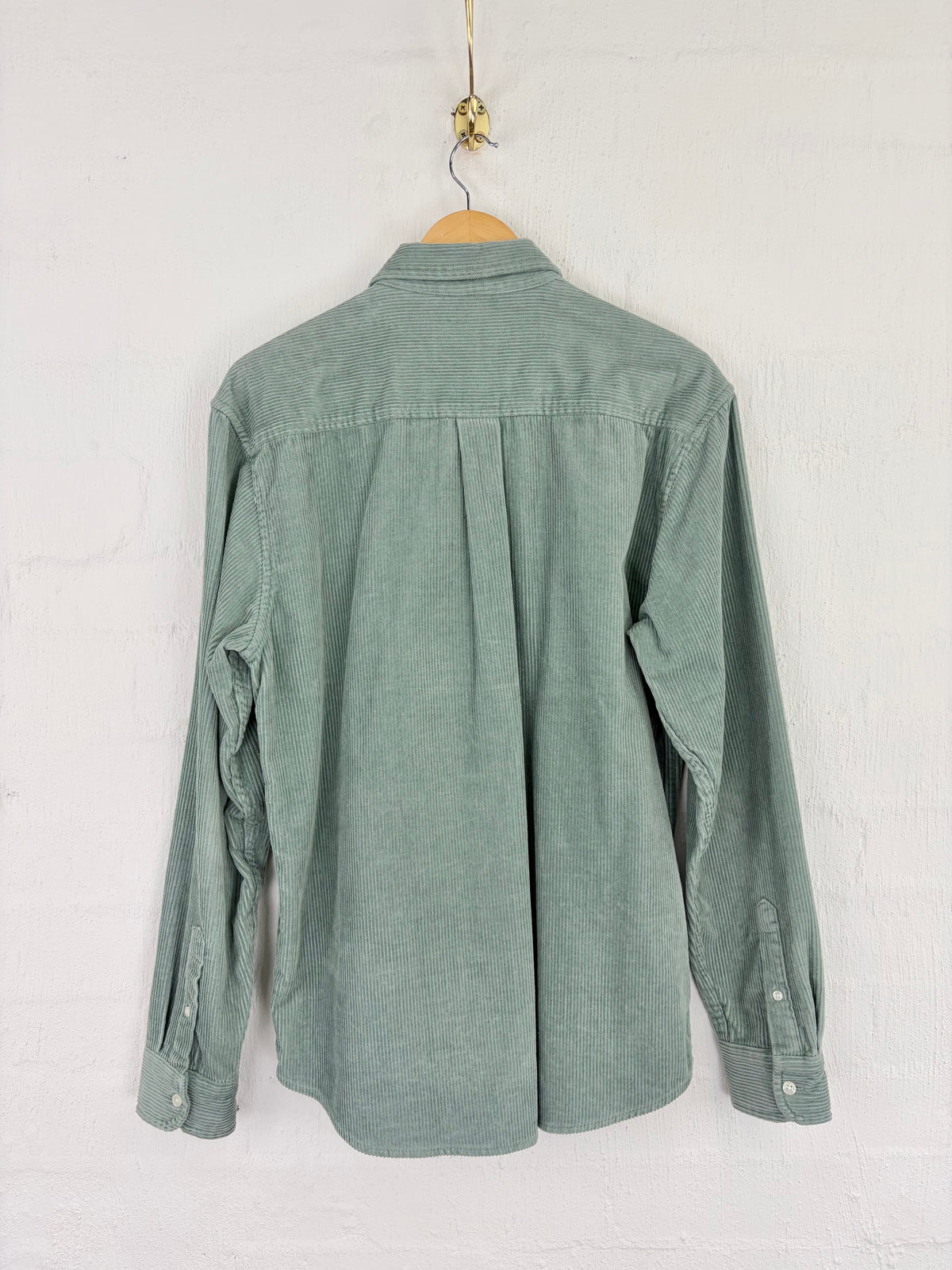 Carhartt Muted Mint 'Madison' Fine Cord Shirt - M