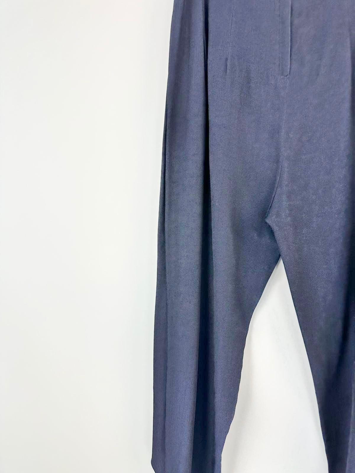 MFW Alpha60 Navy Scalloped Hip Trousers - AU6/8
