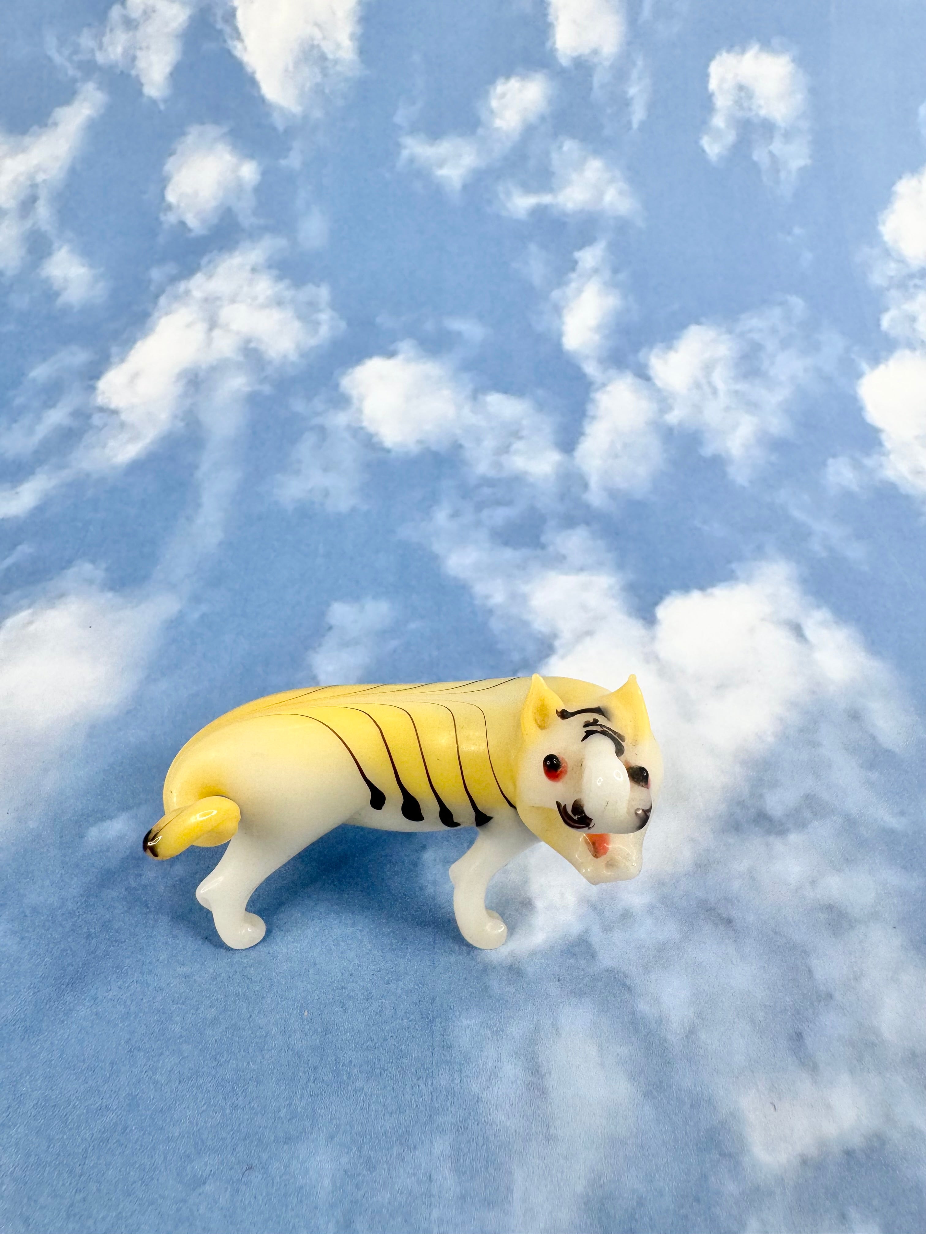 Worlds First Pig Tiger Cross in Glass