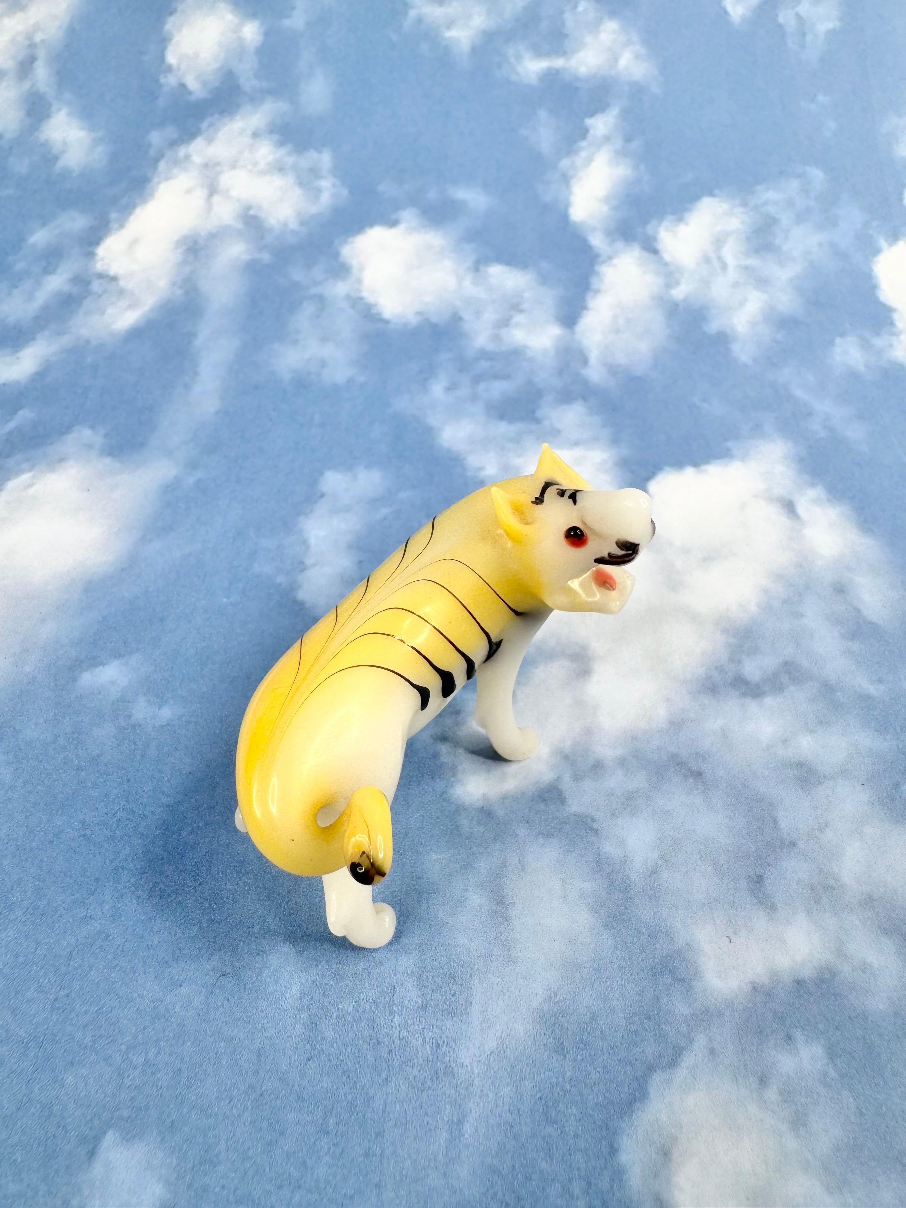 Worlds First Pig Tiger Cross in Glass