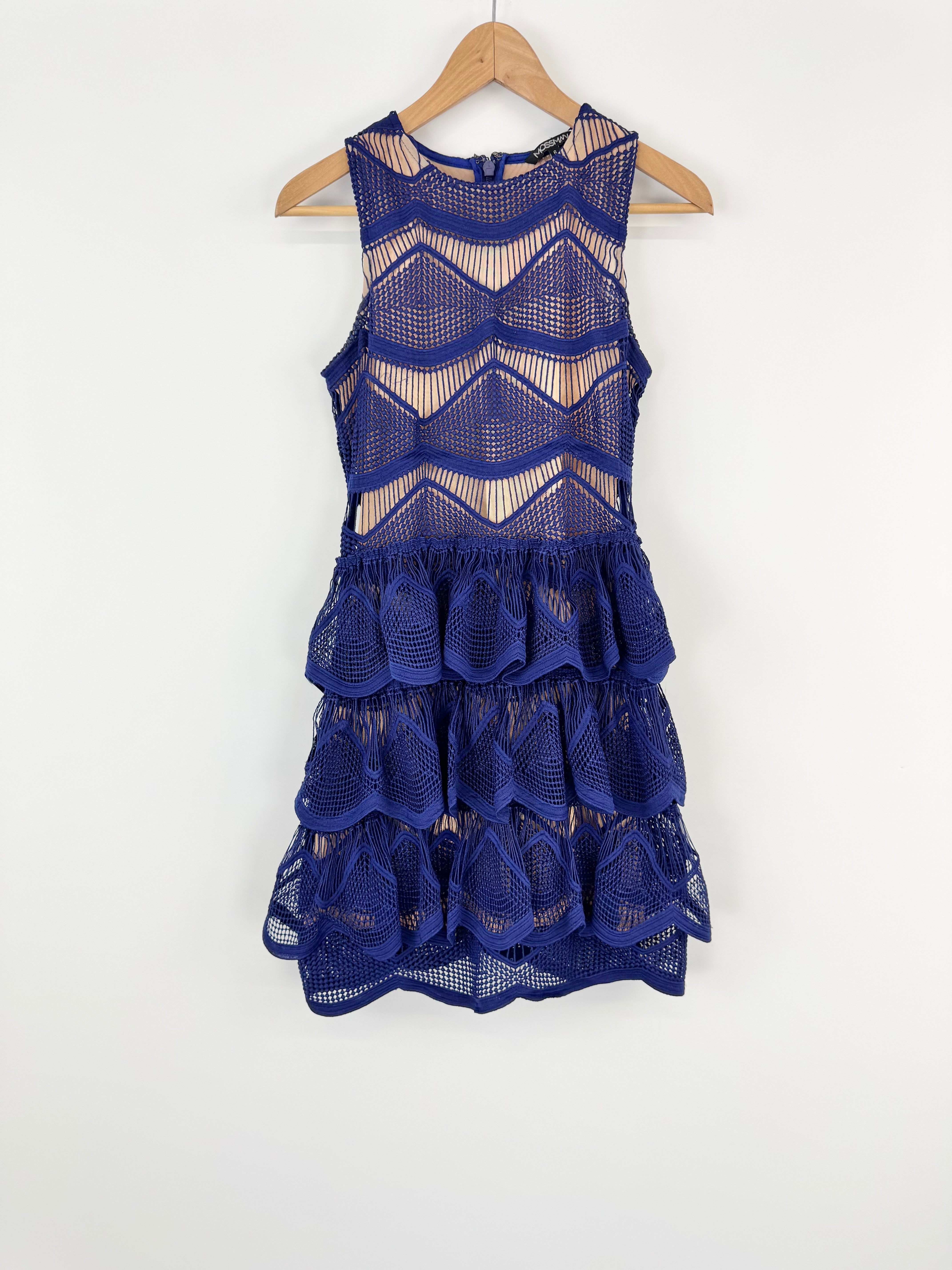 Mossman Blue Lace 'Spanish Renaissance' Mini Dress - AU6