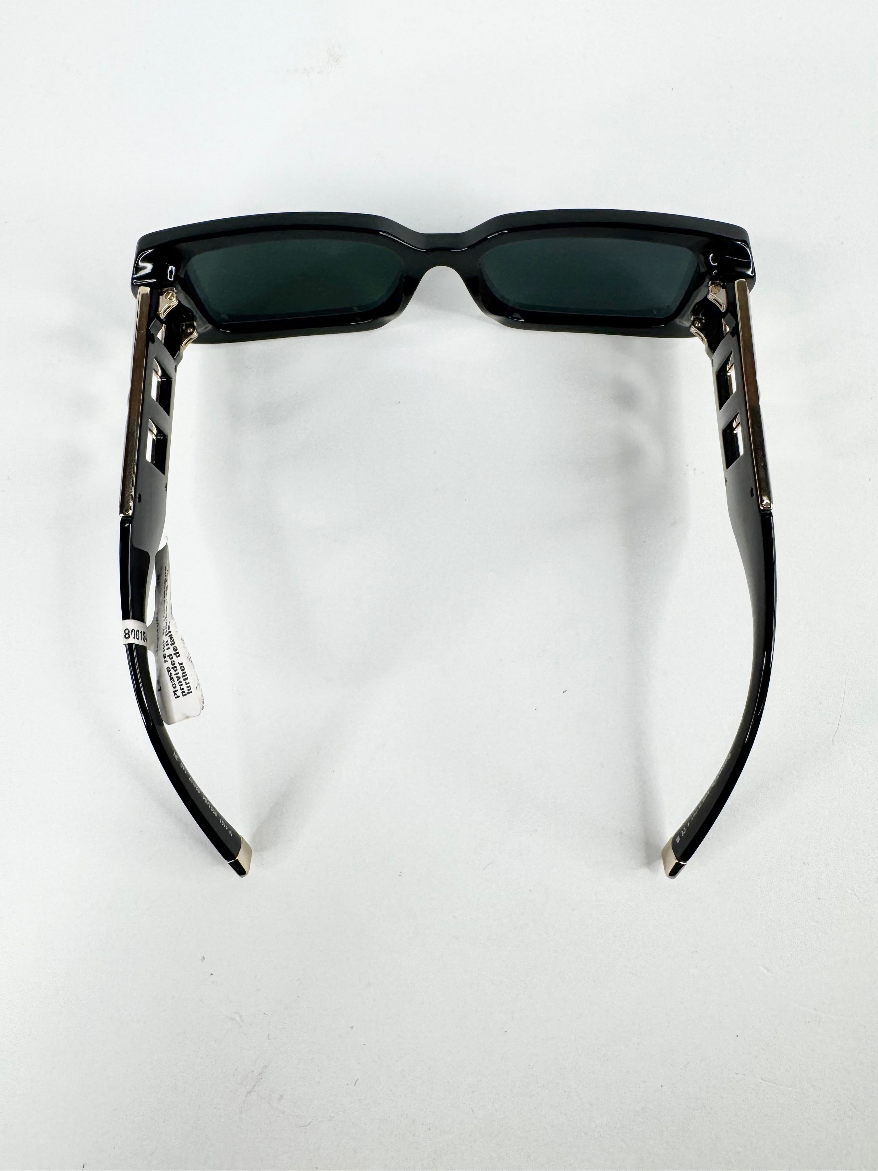 Tiffany & Co Black & Gold 'TF4197' Rectangular Sunglasses