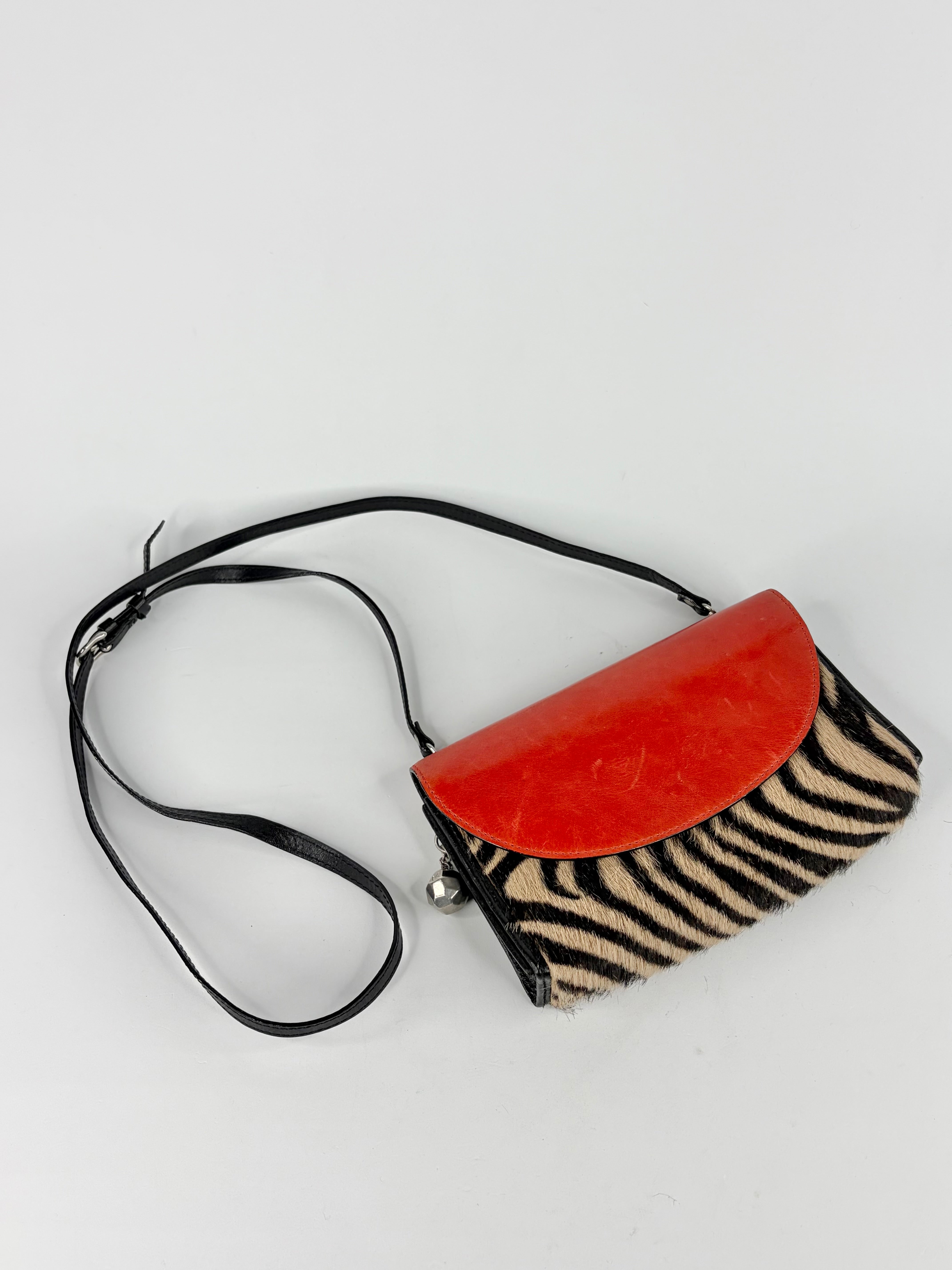 Kenzo Zebra Pony Hair Purse