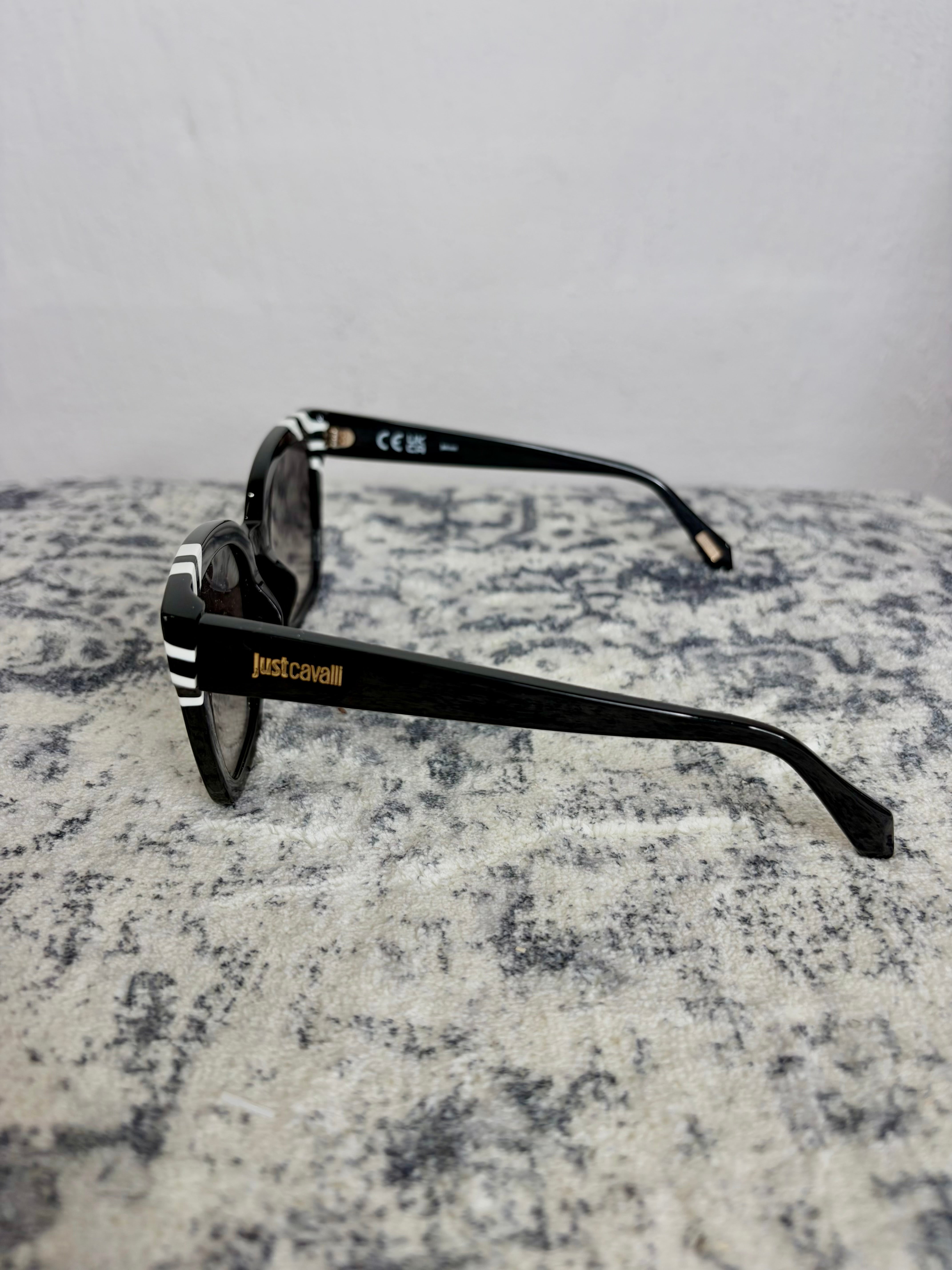 Just Cavalli Black Zebra Sunglassess