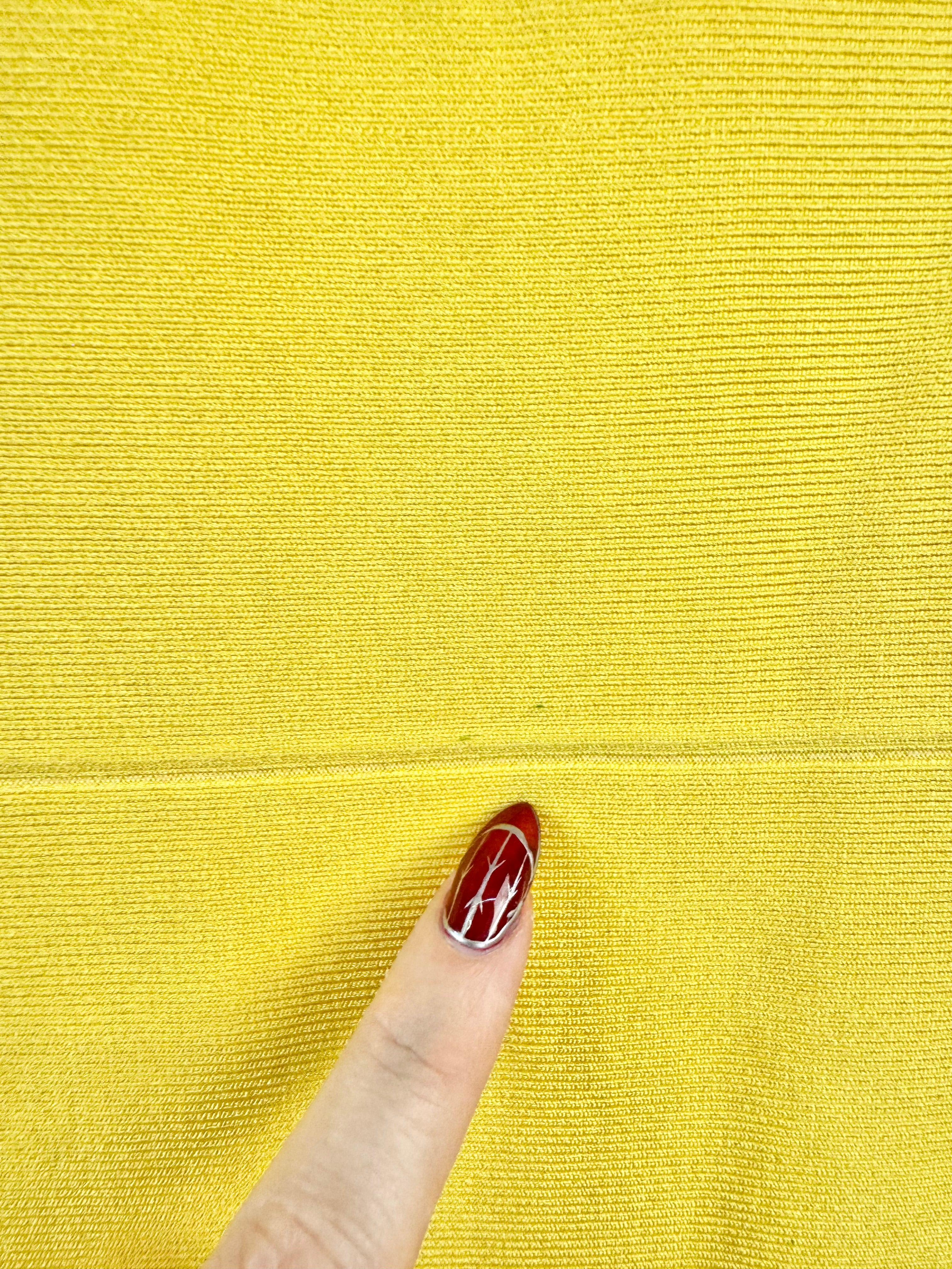 Herve Leger Canary Yellow Bandage Bodycon Dress - AU8