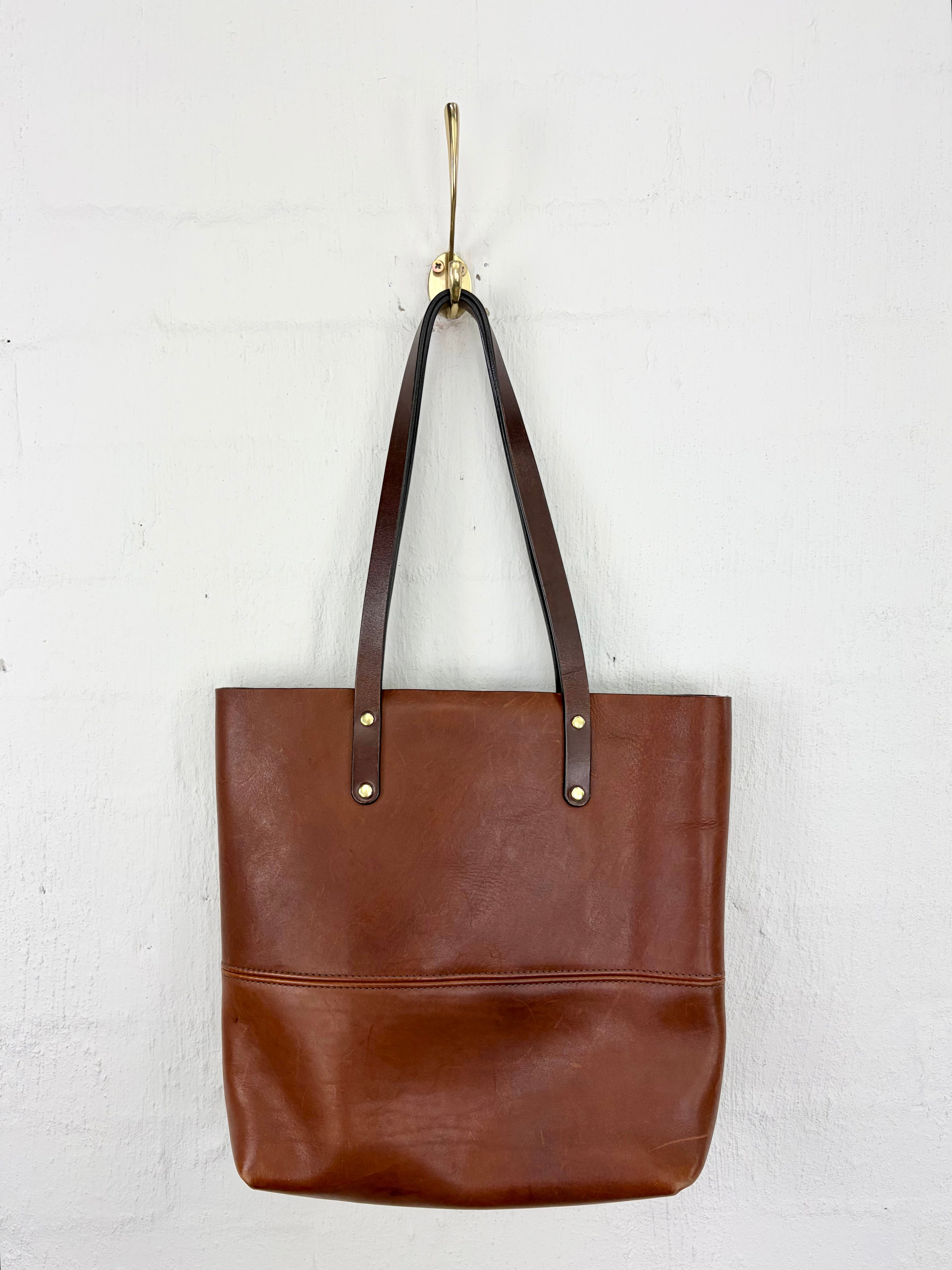 Blue & Grae Brown Leather Tote Bag