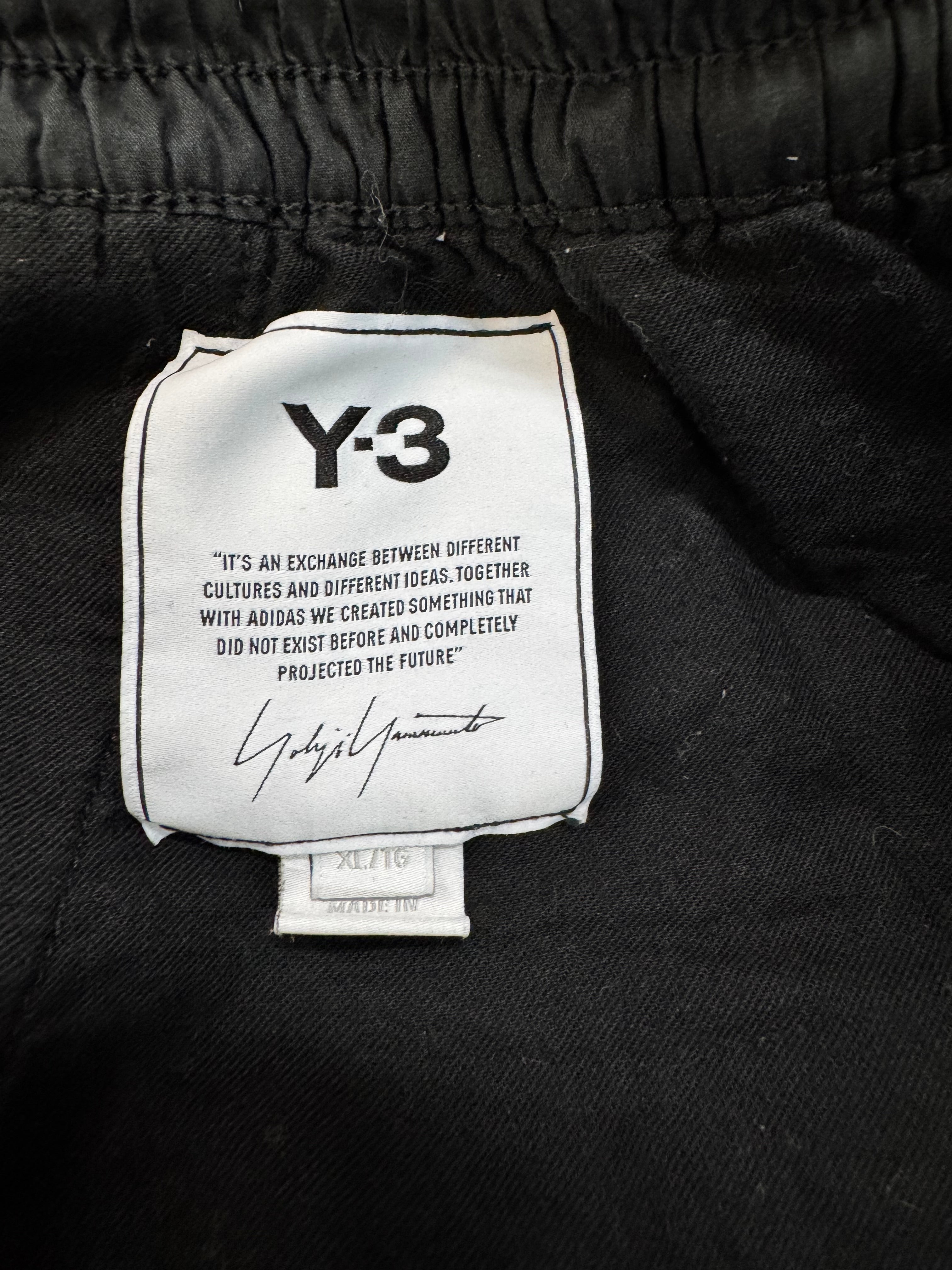 Y-3 Black Drawstring Shorts - AU16