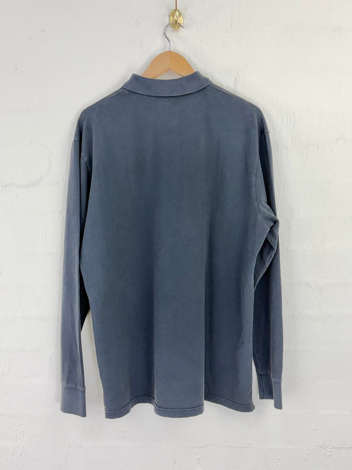 Isabel Marant Dark Blue Long Sleeve Polo - L