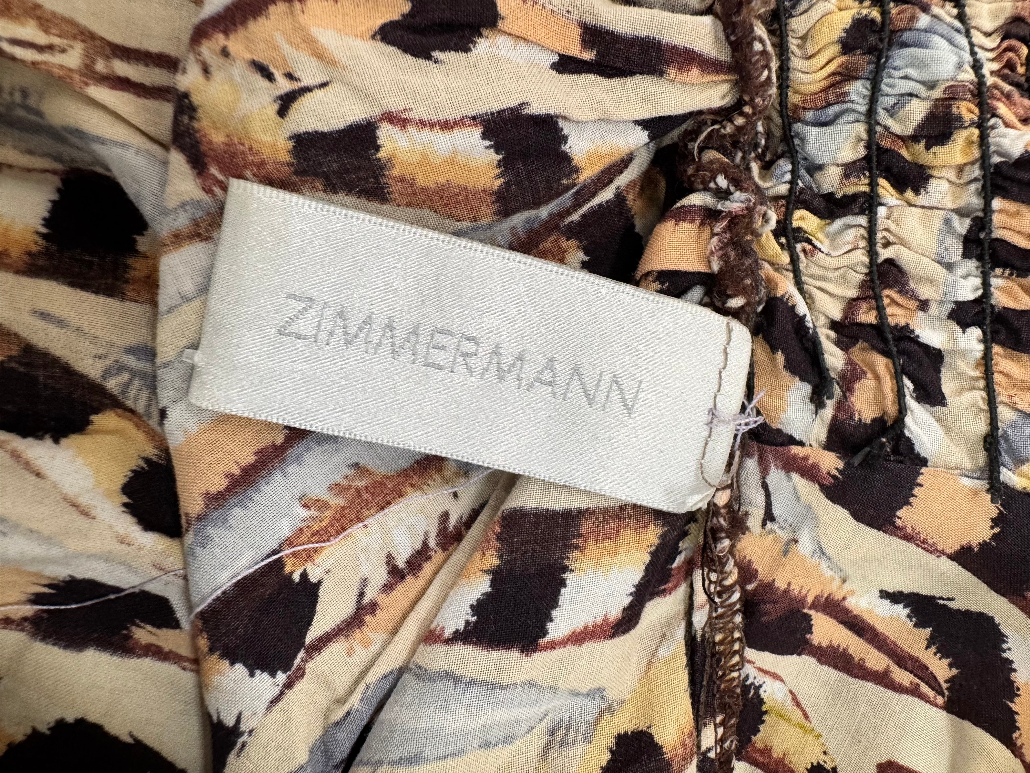 Zimmermann Feather Patterned Summer Dress - AU8