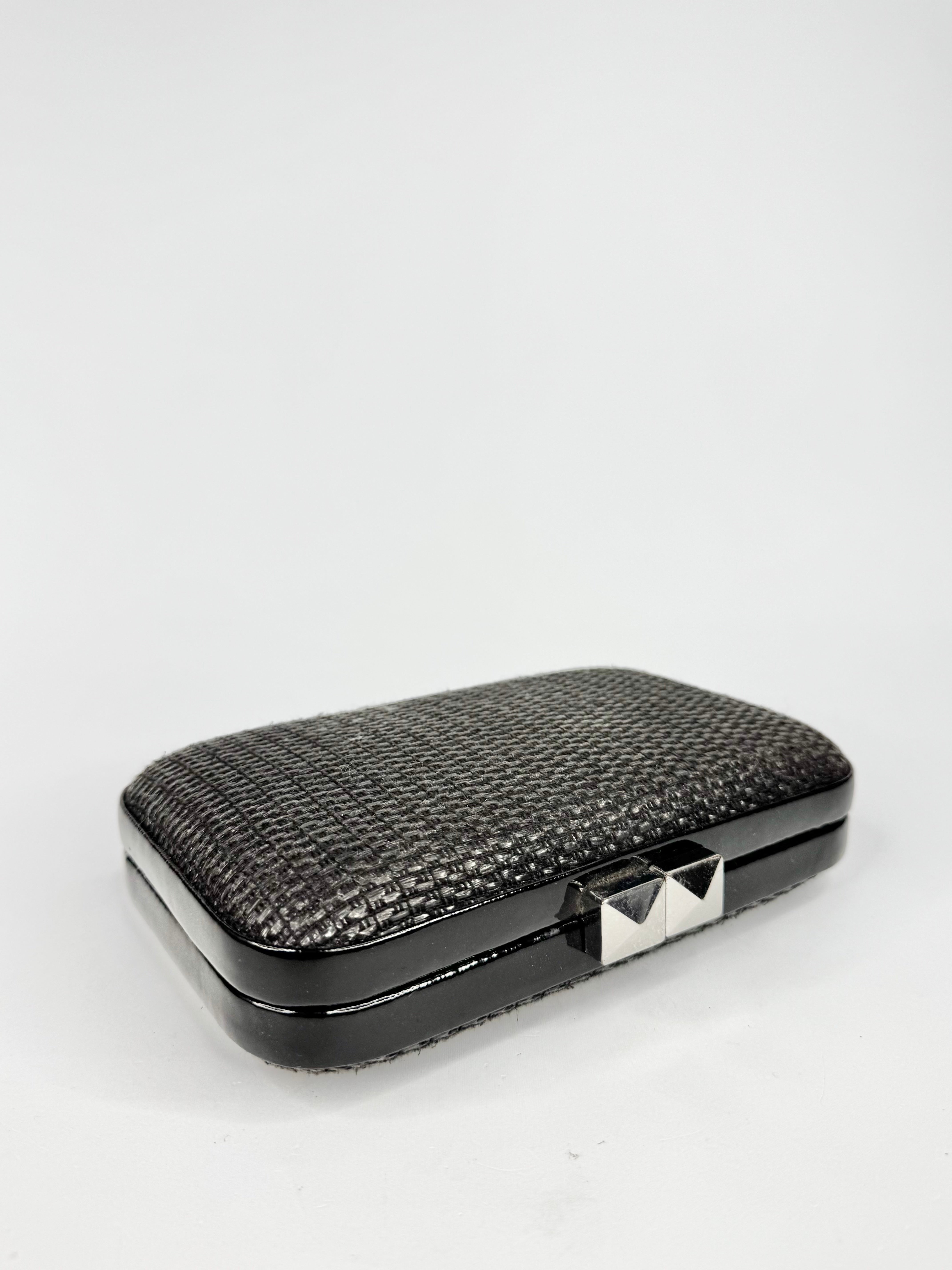 Mimco Woven Stud Clutch