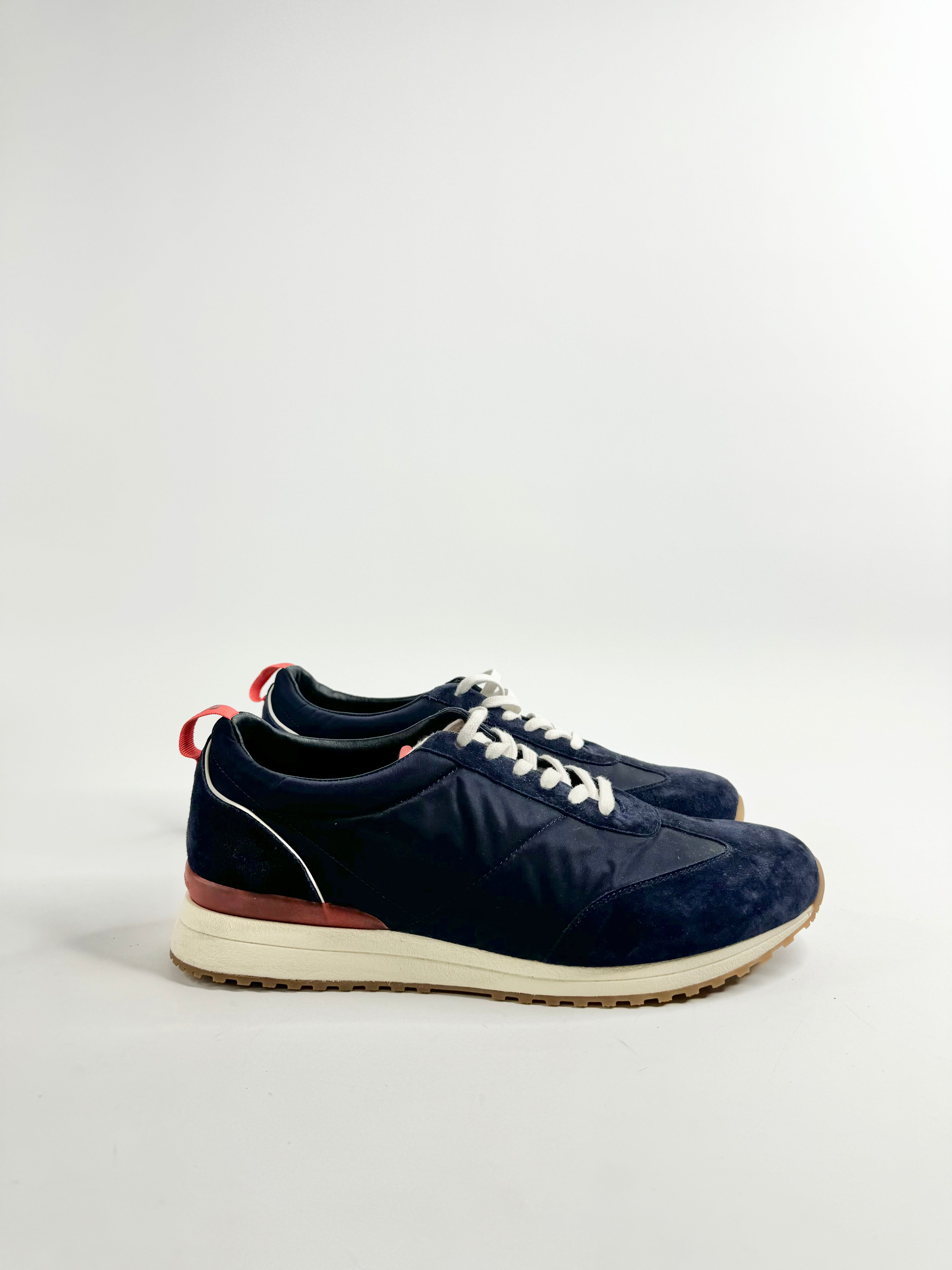 Bared 'Saker' Navy Mix Suede Sneakers - EU42