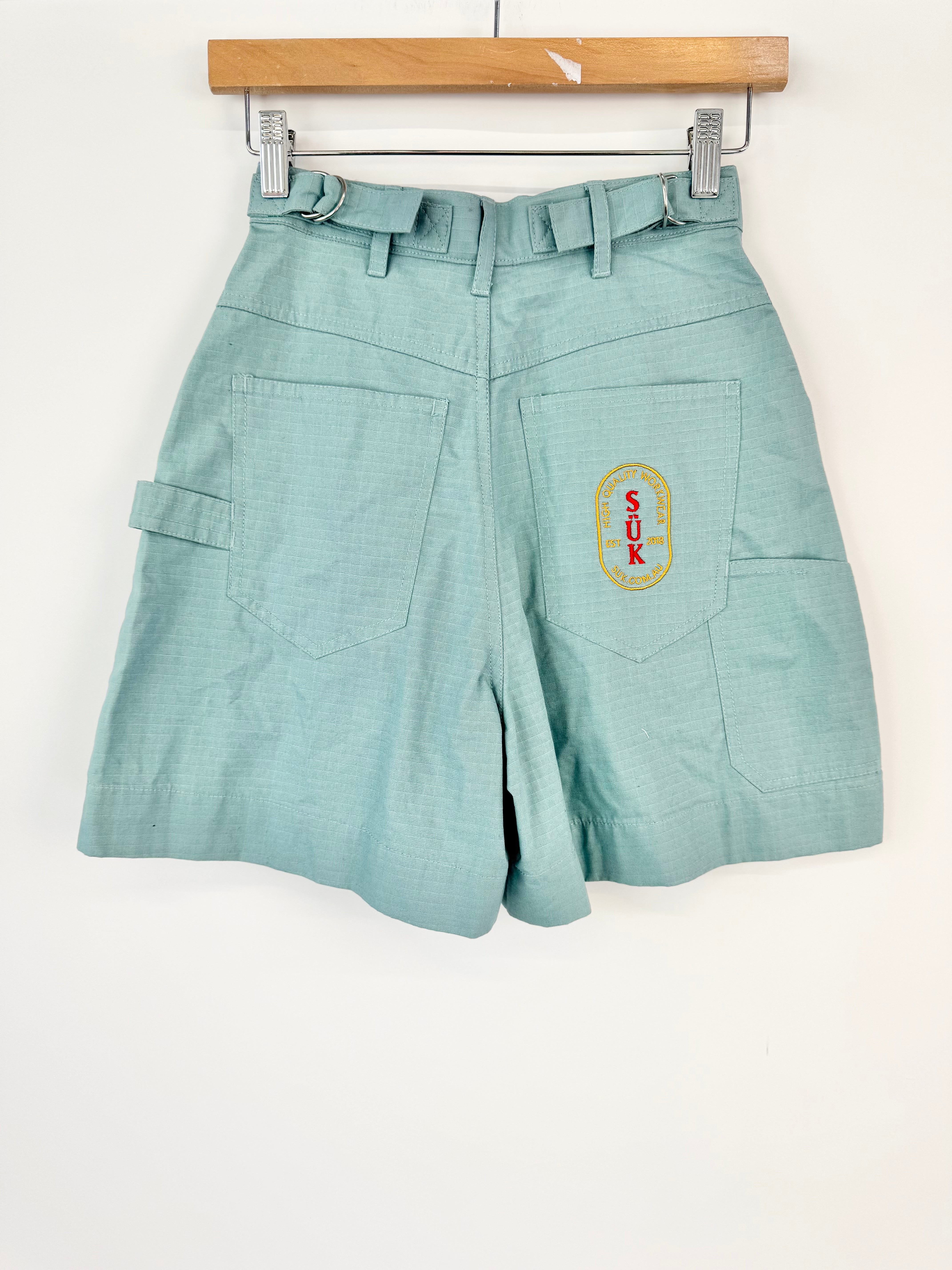 SÜK Workwear Light Blue Shorts NWT - AU6