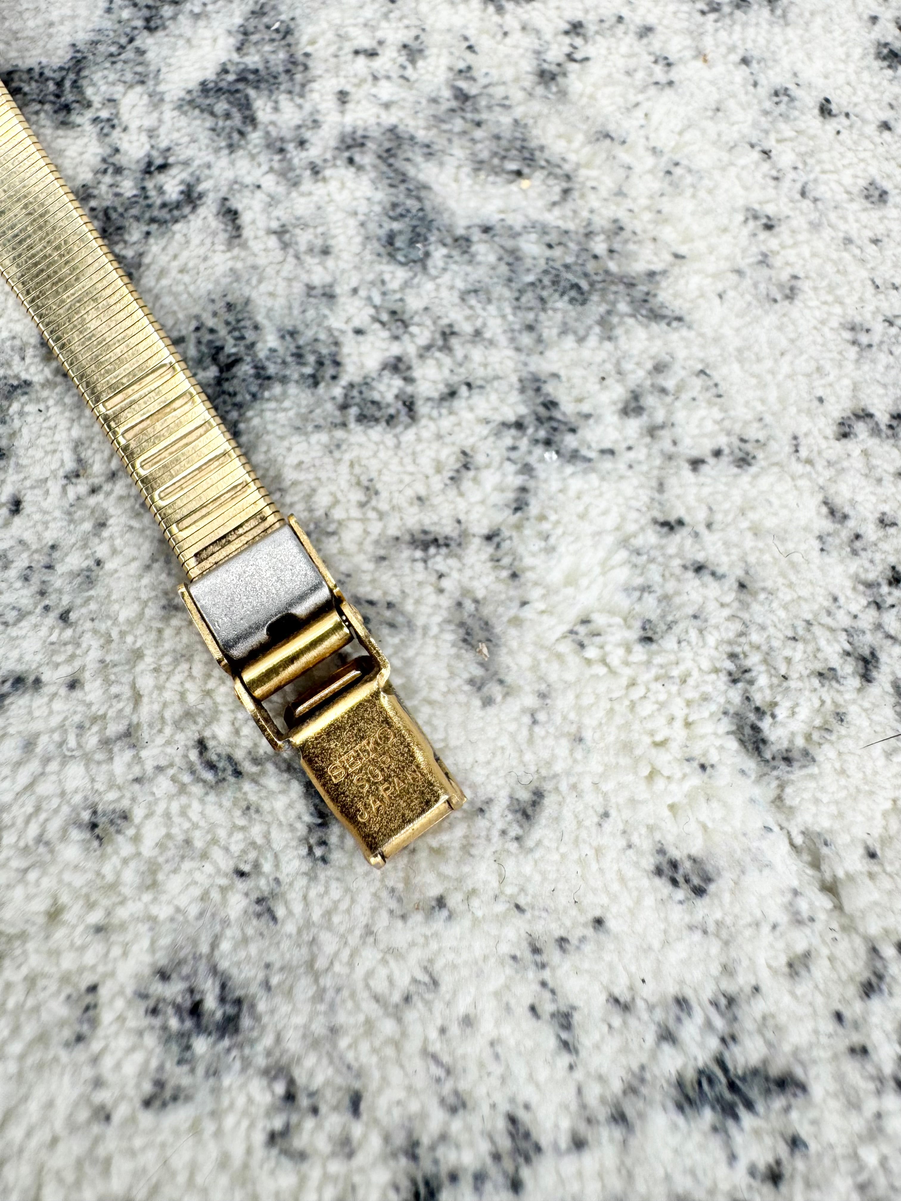 Vintage 70s Seiko Gold Toned Cocktail Watch