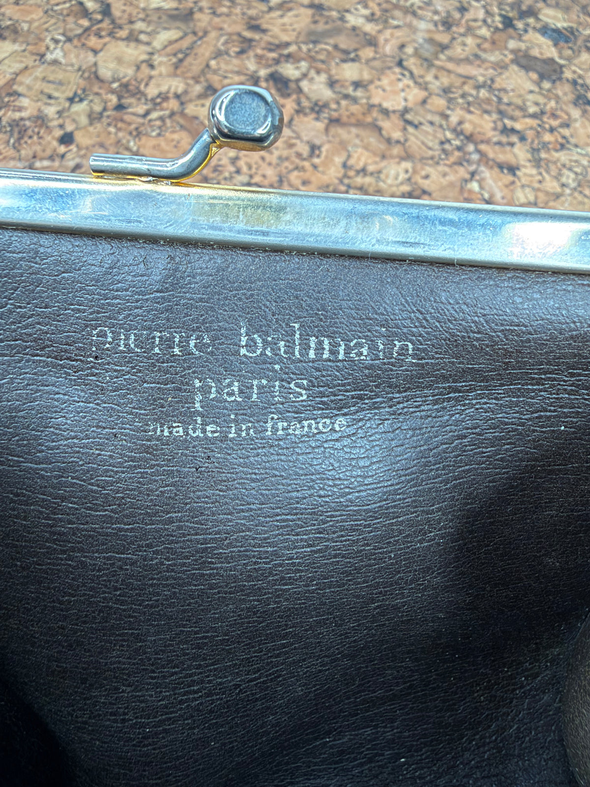 Vintage Pierre Balmain PB Monogram Woven Coin Purse