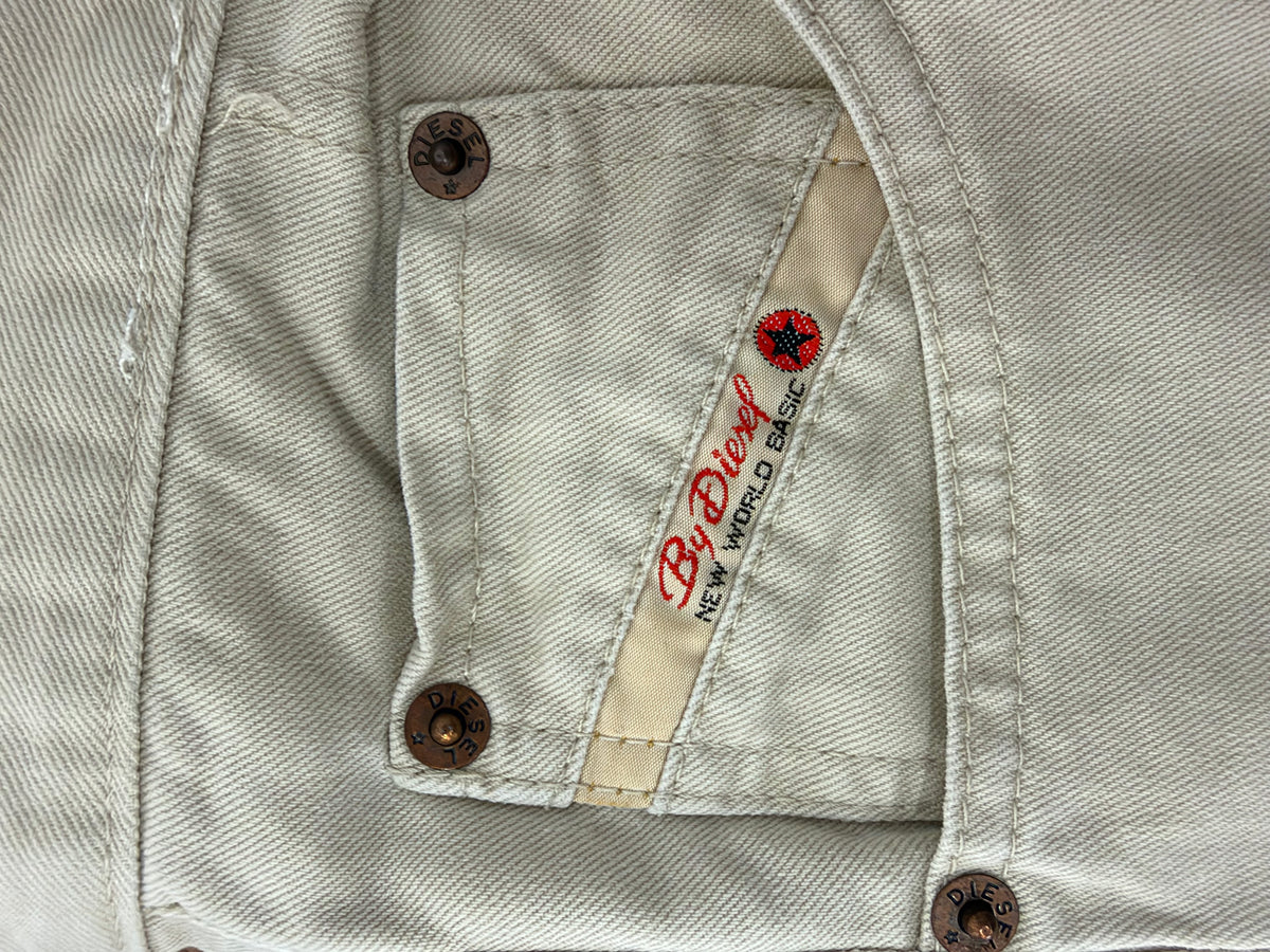 Diesel Cream Straight Leg Jeans - 32