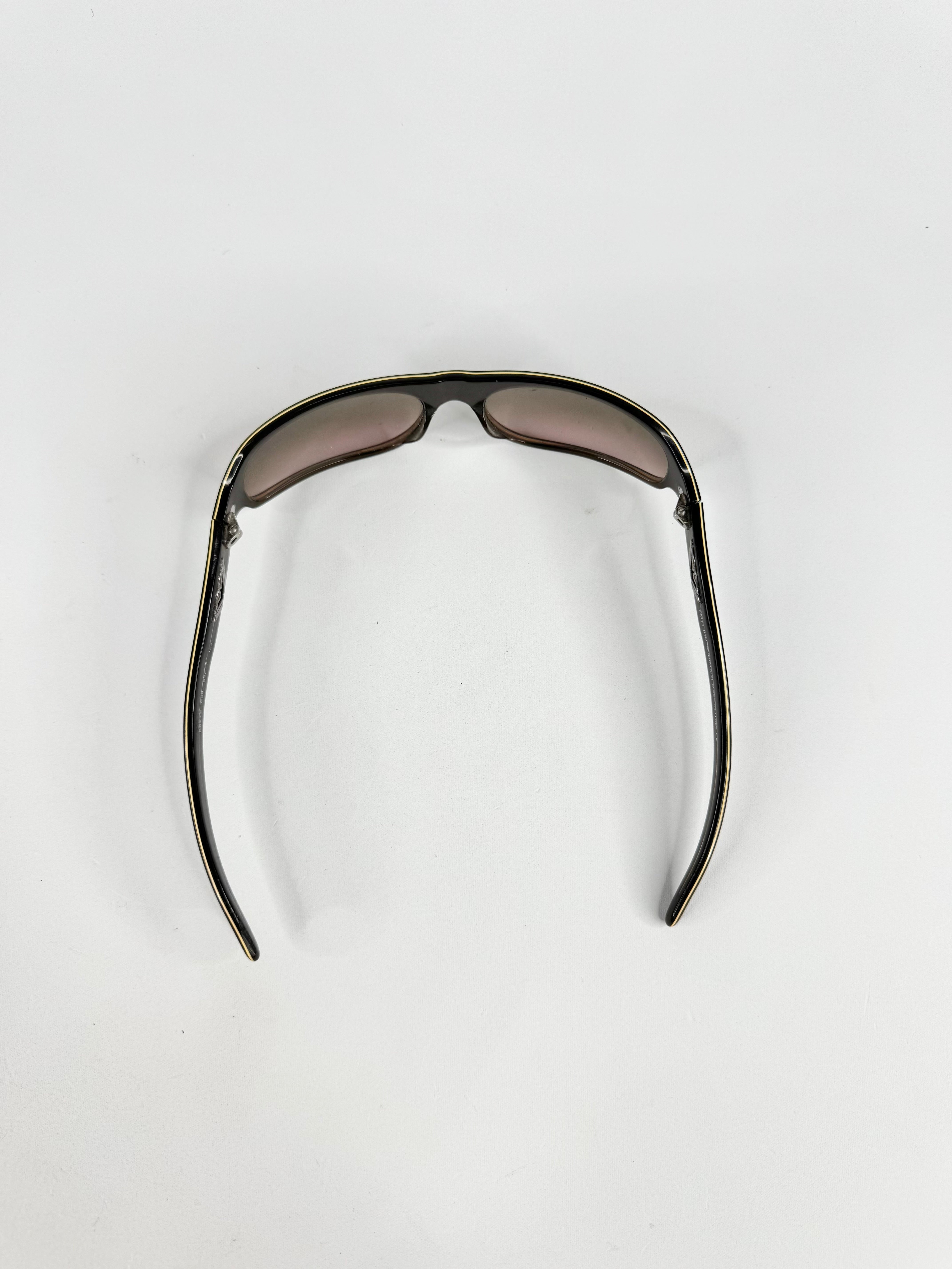 Emporio Armani Dark Burgundy Rectangular Sunglasses