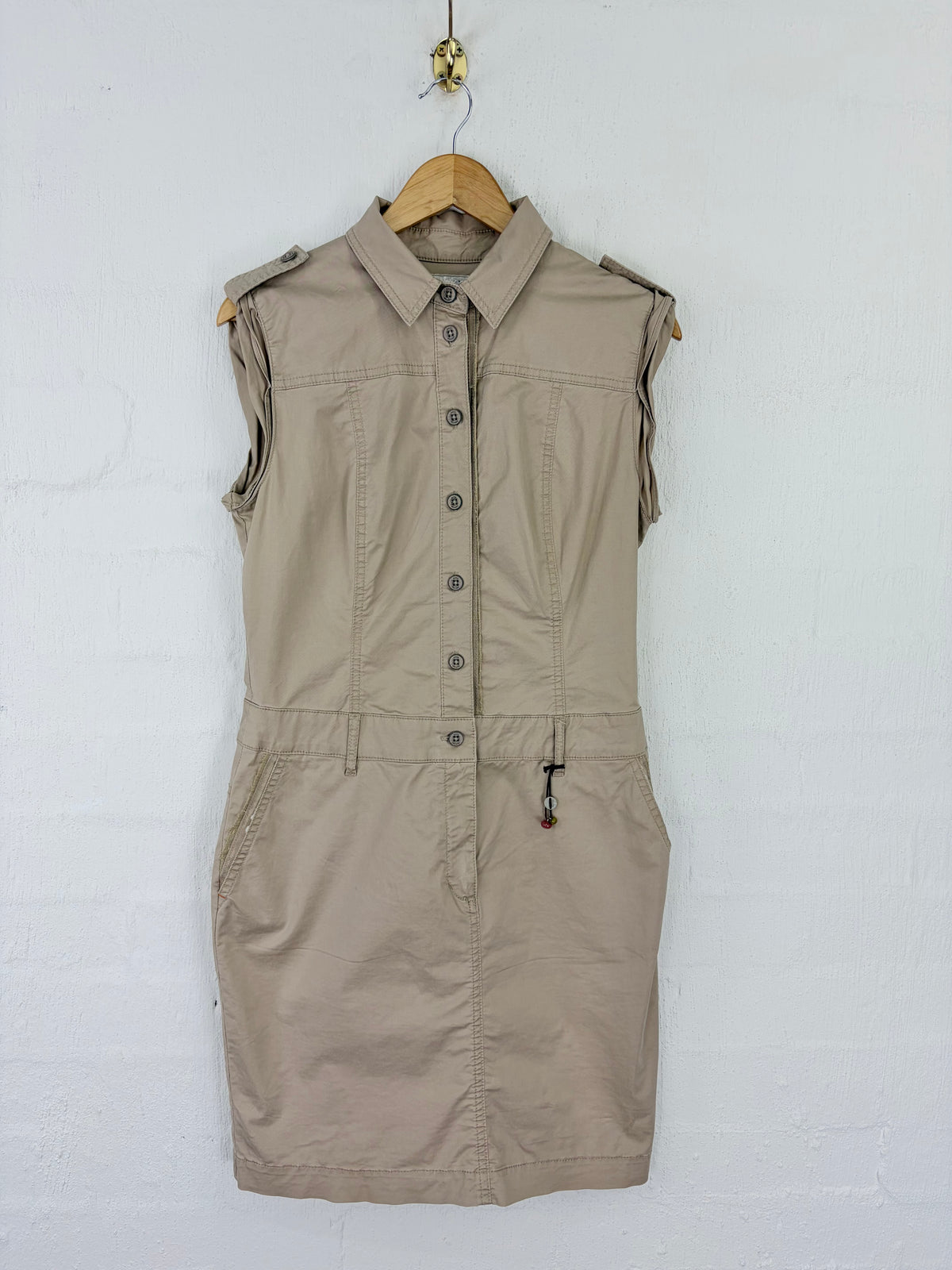 Boss Orange Hugo Boss Y2K Taupe Utility Dress - AU10