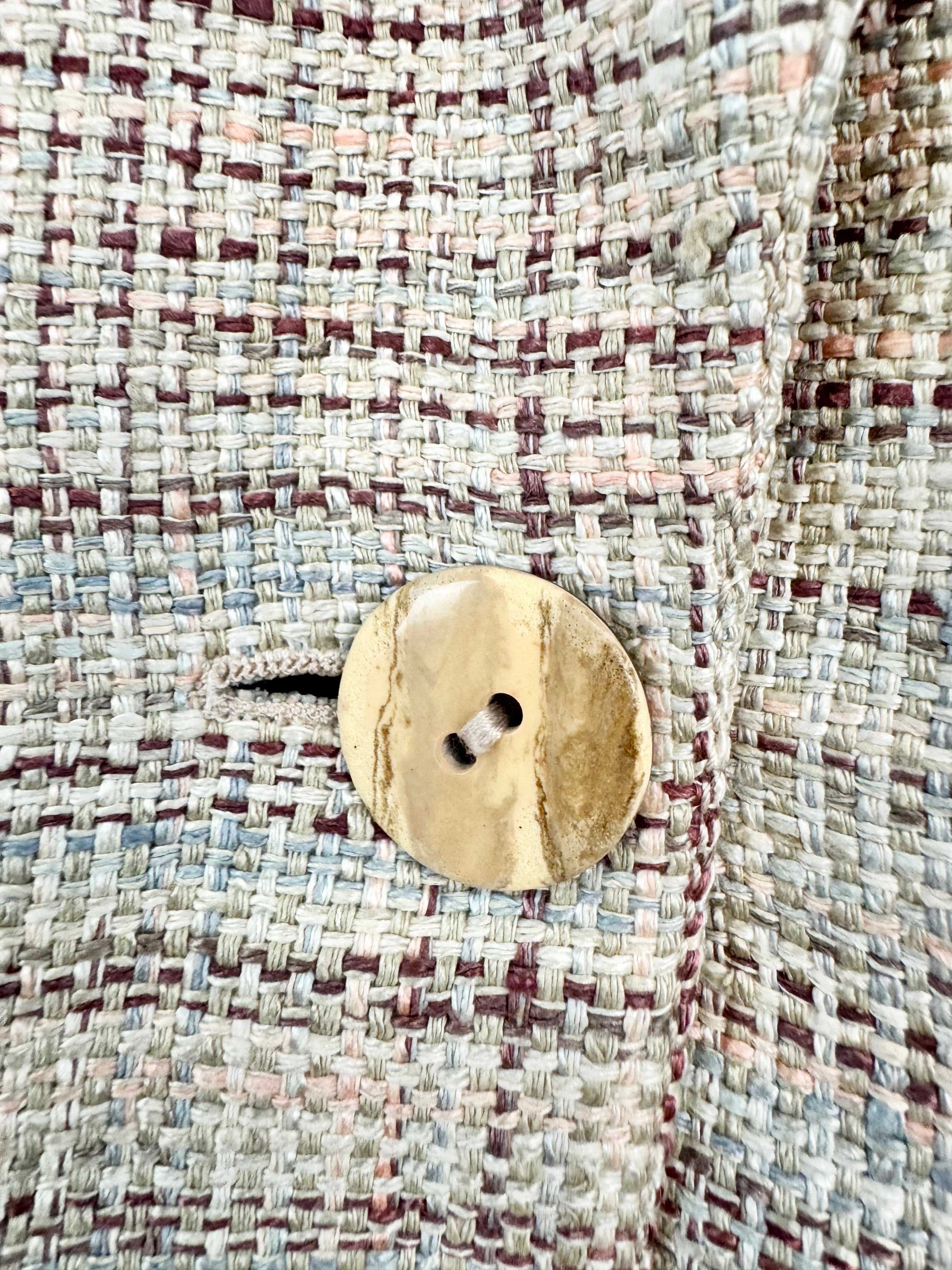 Vintage Valentino Miss V Tweed Blazer - AU16