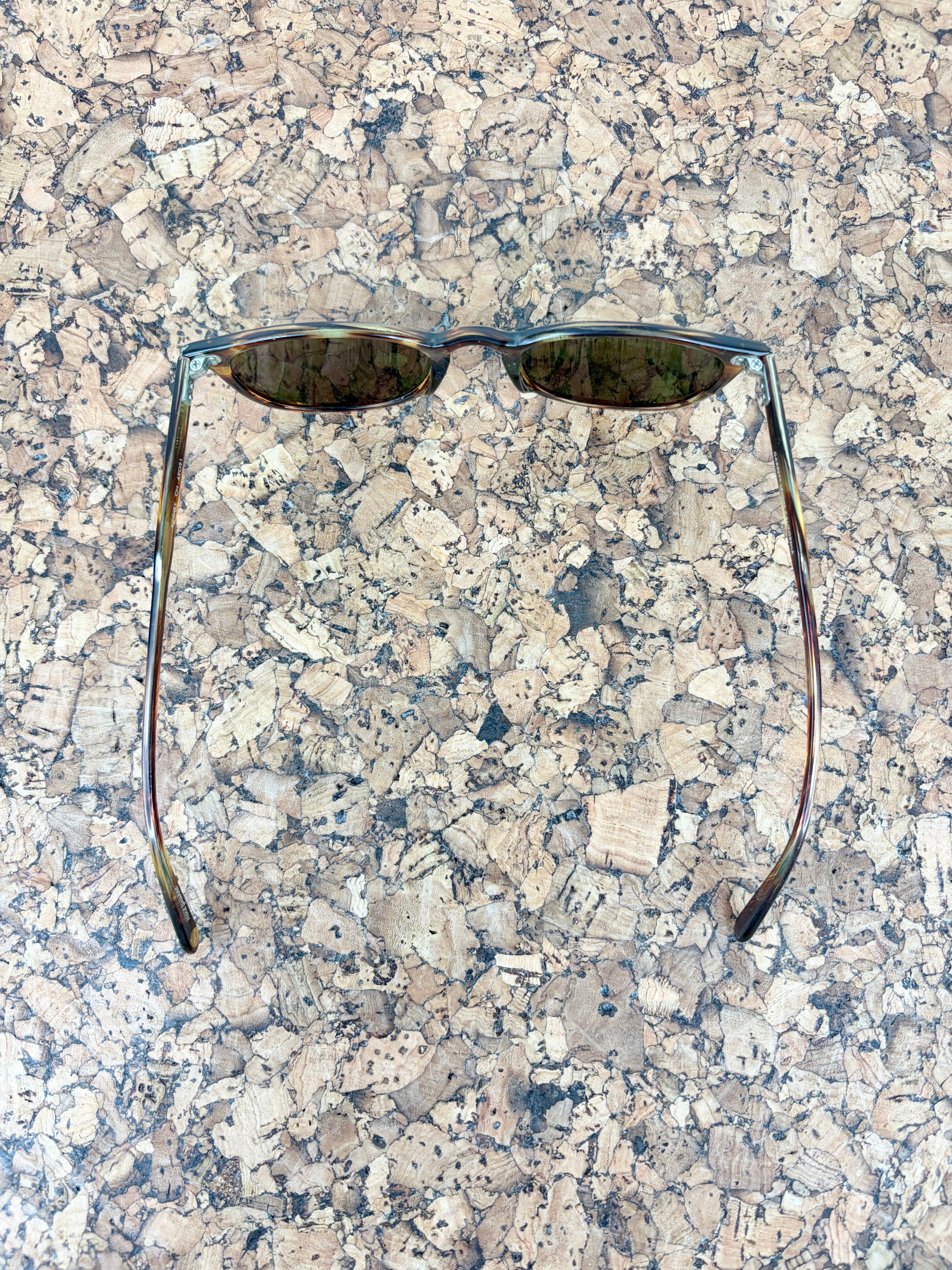 Garrett Leight 'Kinney' Pacific Teak/Semi-Flat Pure G15 Polar Sunglasses