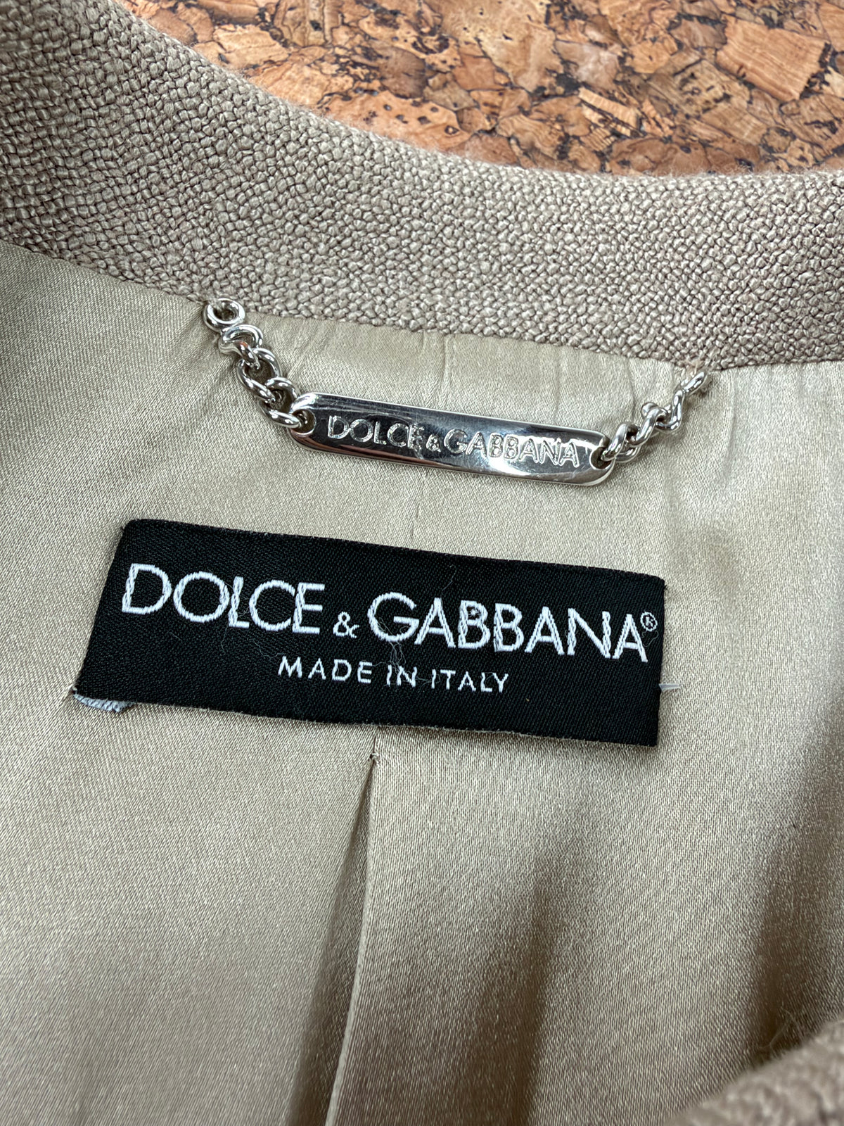 Dolce & Gabbana Ecru Bouclette Swing Coat - AU12