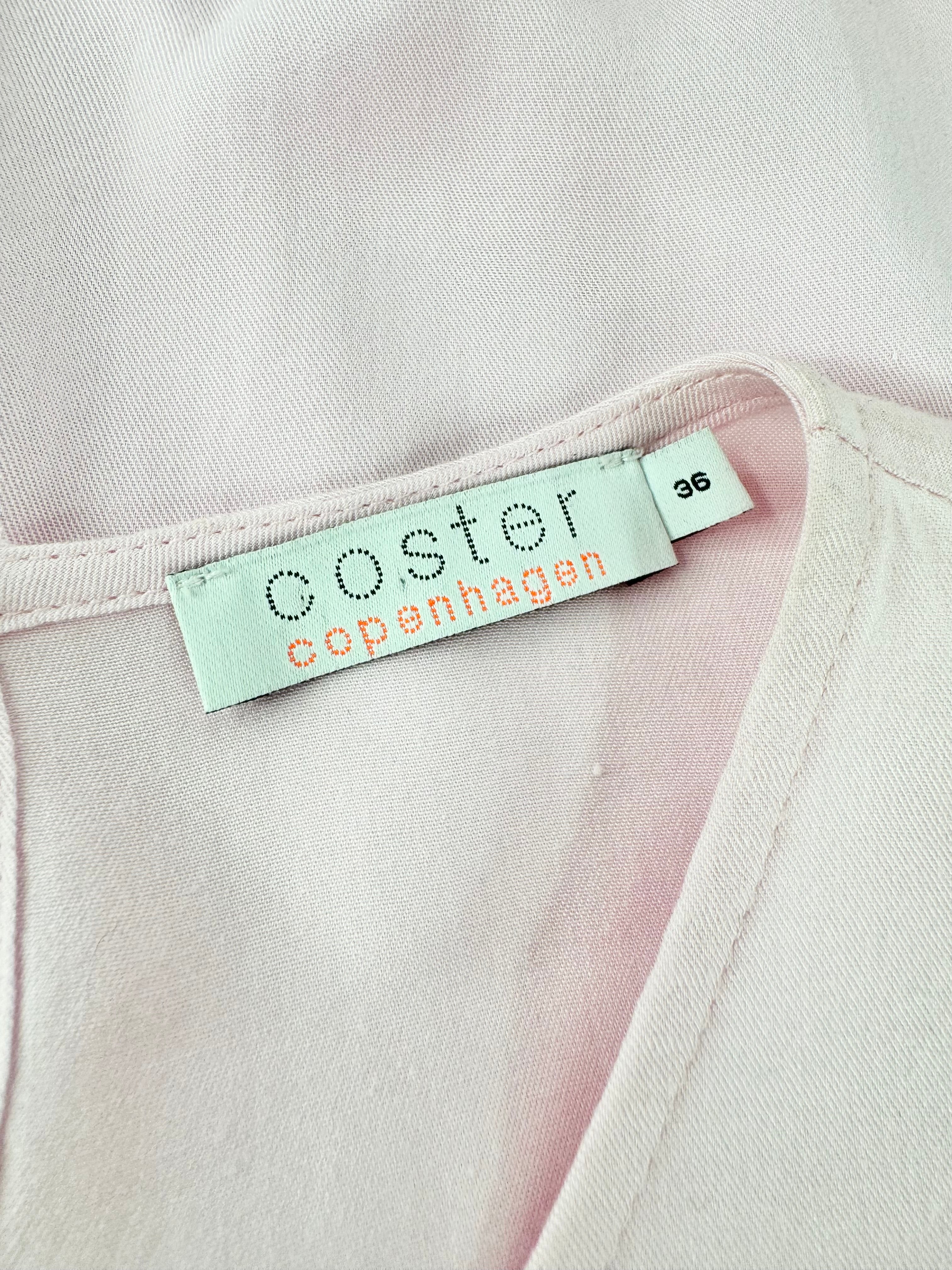 Coster Copenhagen Pastel Pink Ruffle Dress - AU8/10