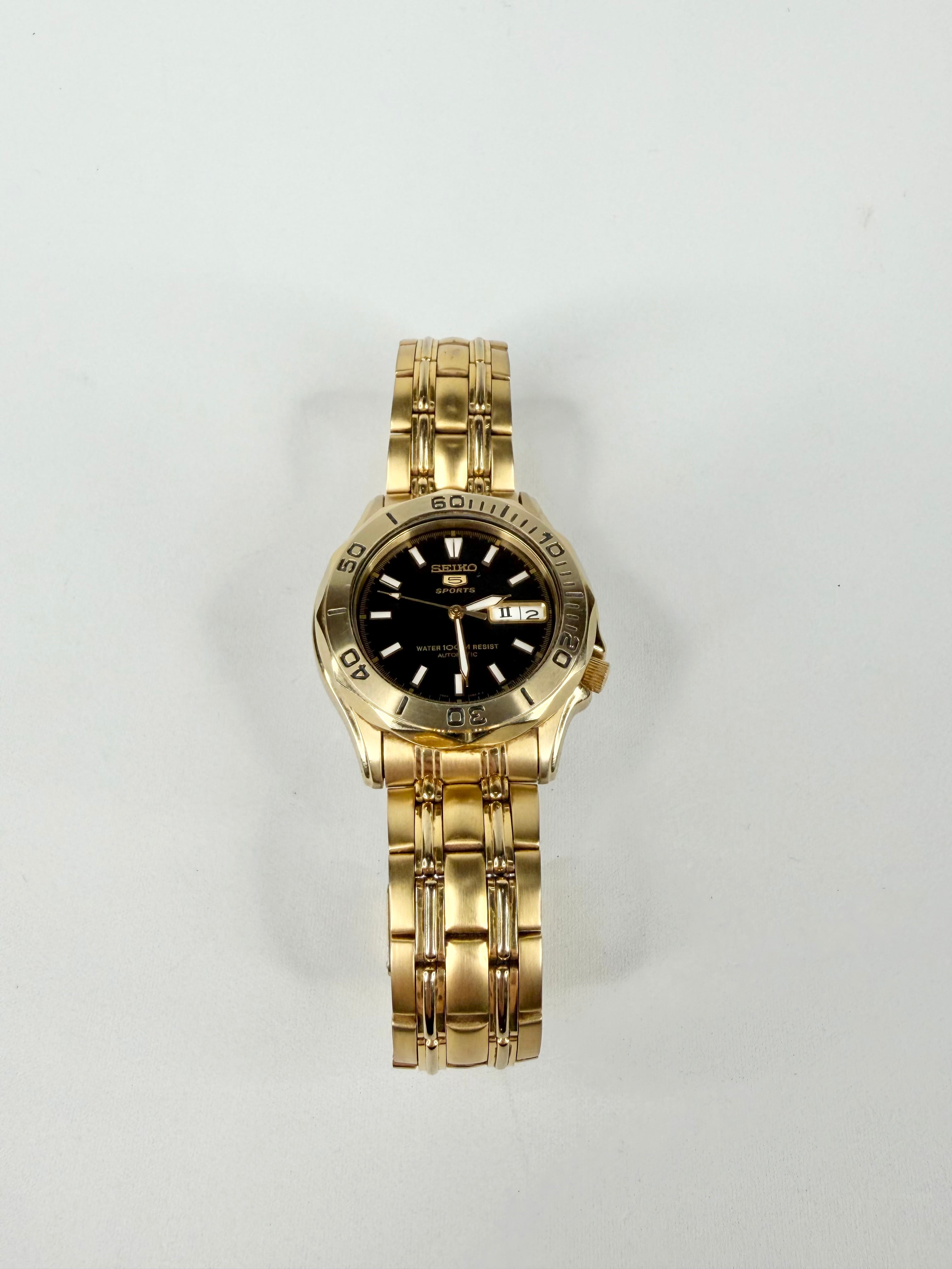 Seiko 5 Automatic Gold Toned Watch
