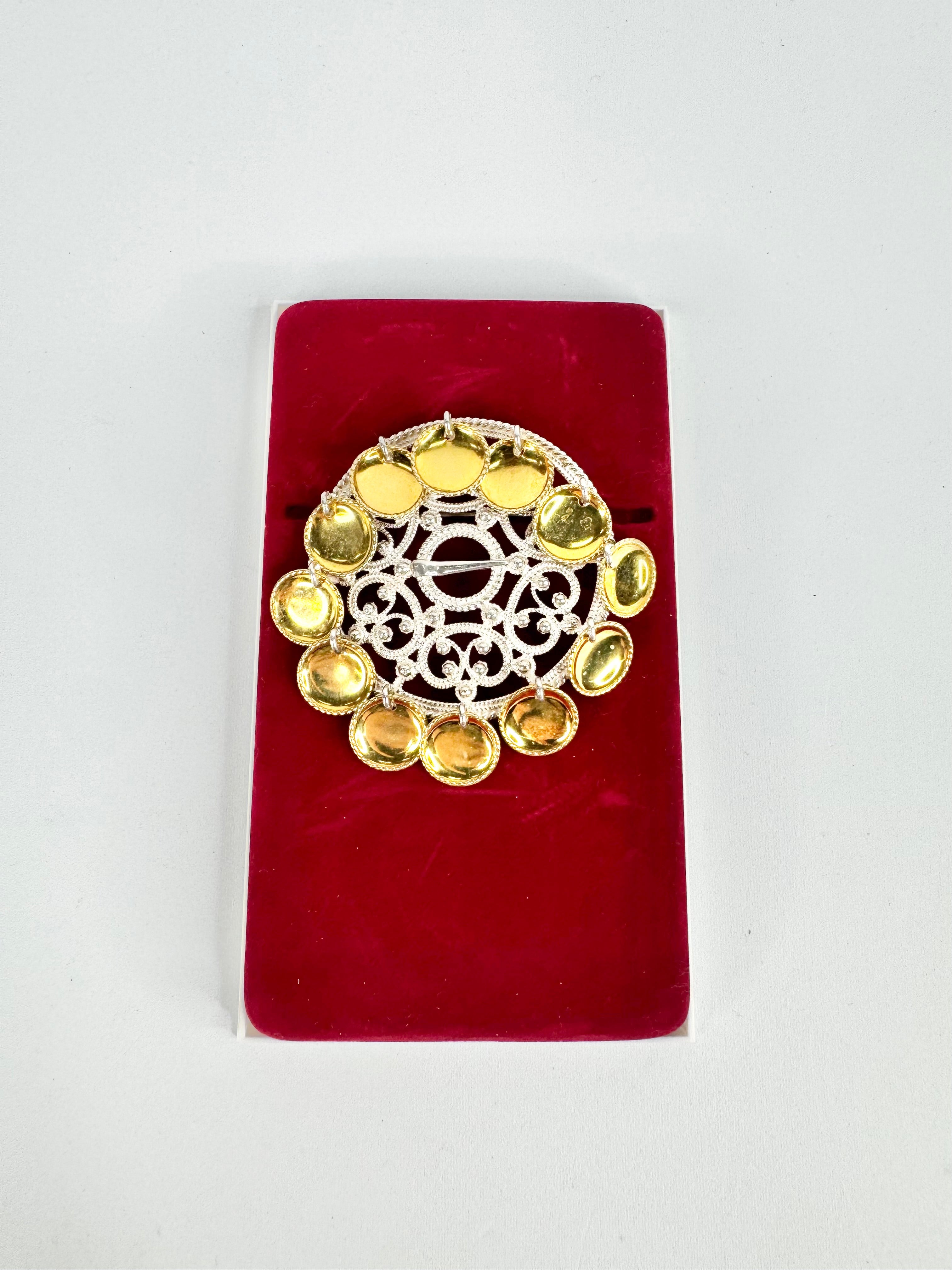 Vintage Norwegian Solje Brooch in 925 Silver