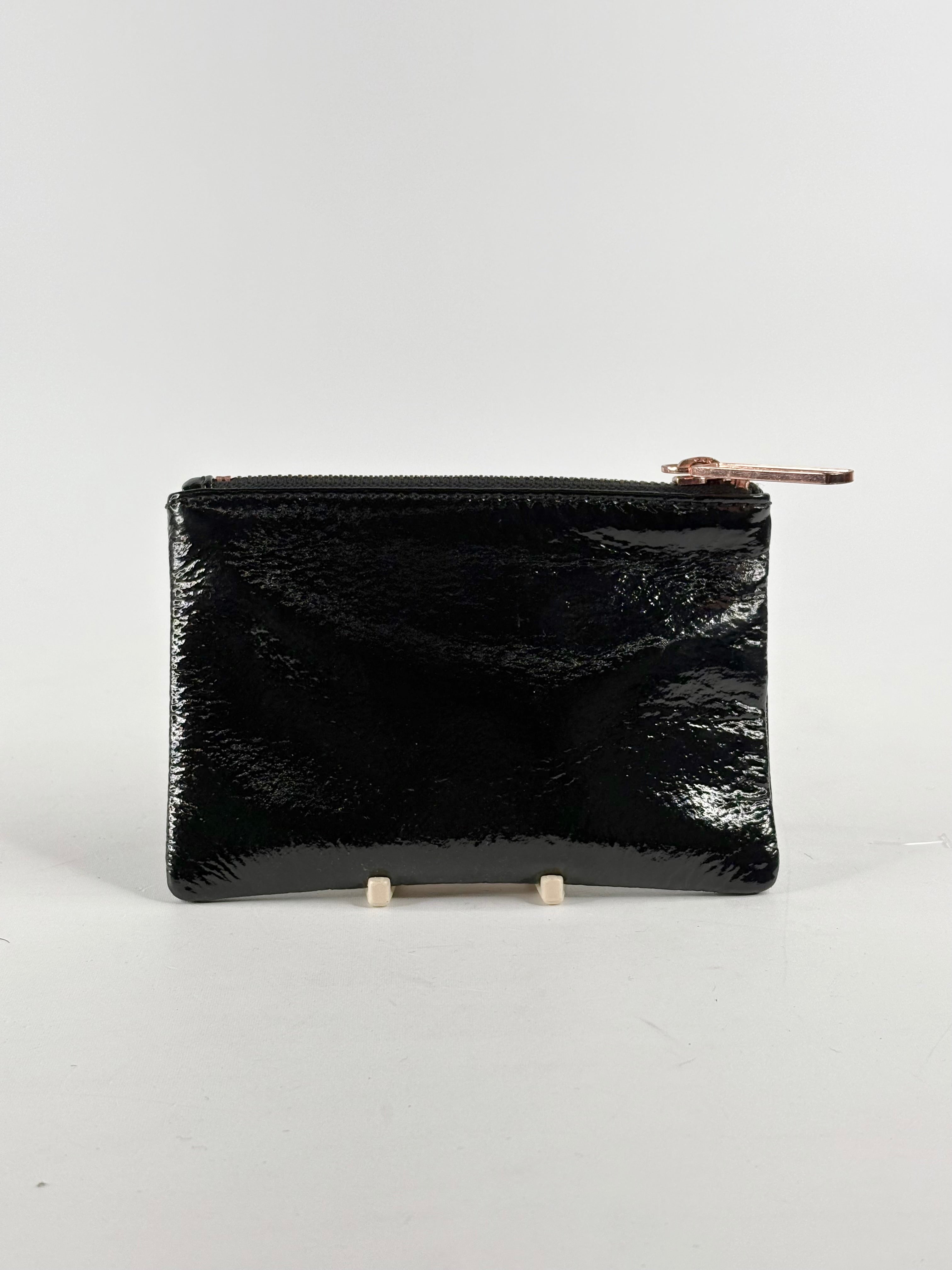 Mimco Patent Black Leather Coin Purse