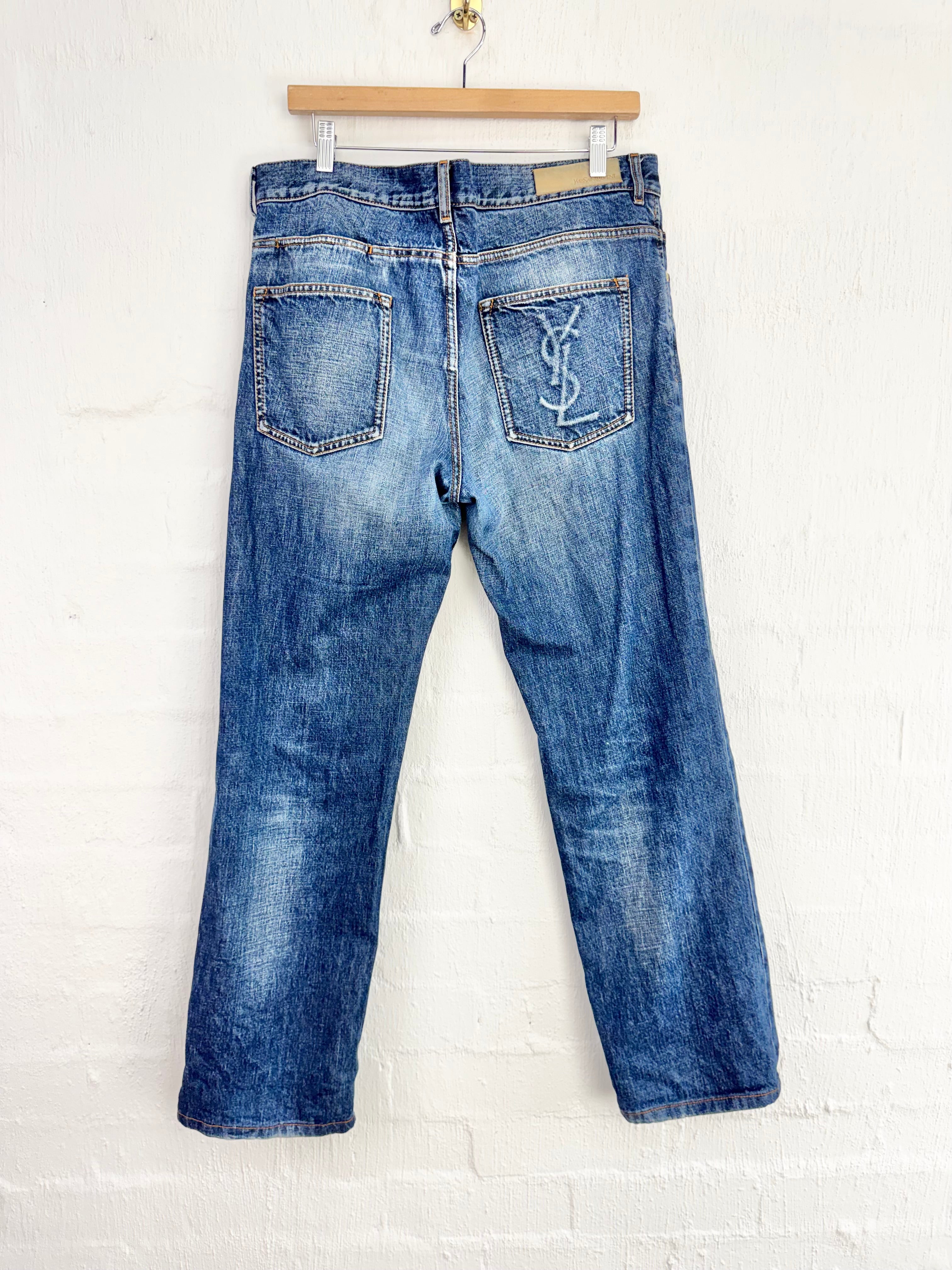 Yves Saint Laurent Stonewash Jeans - W36