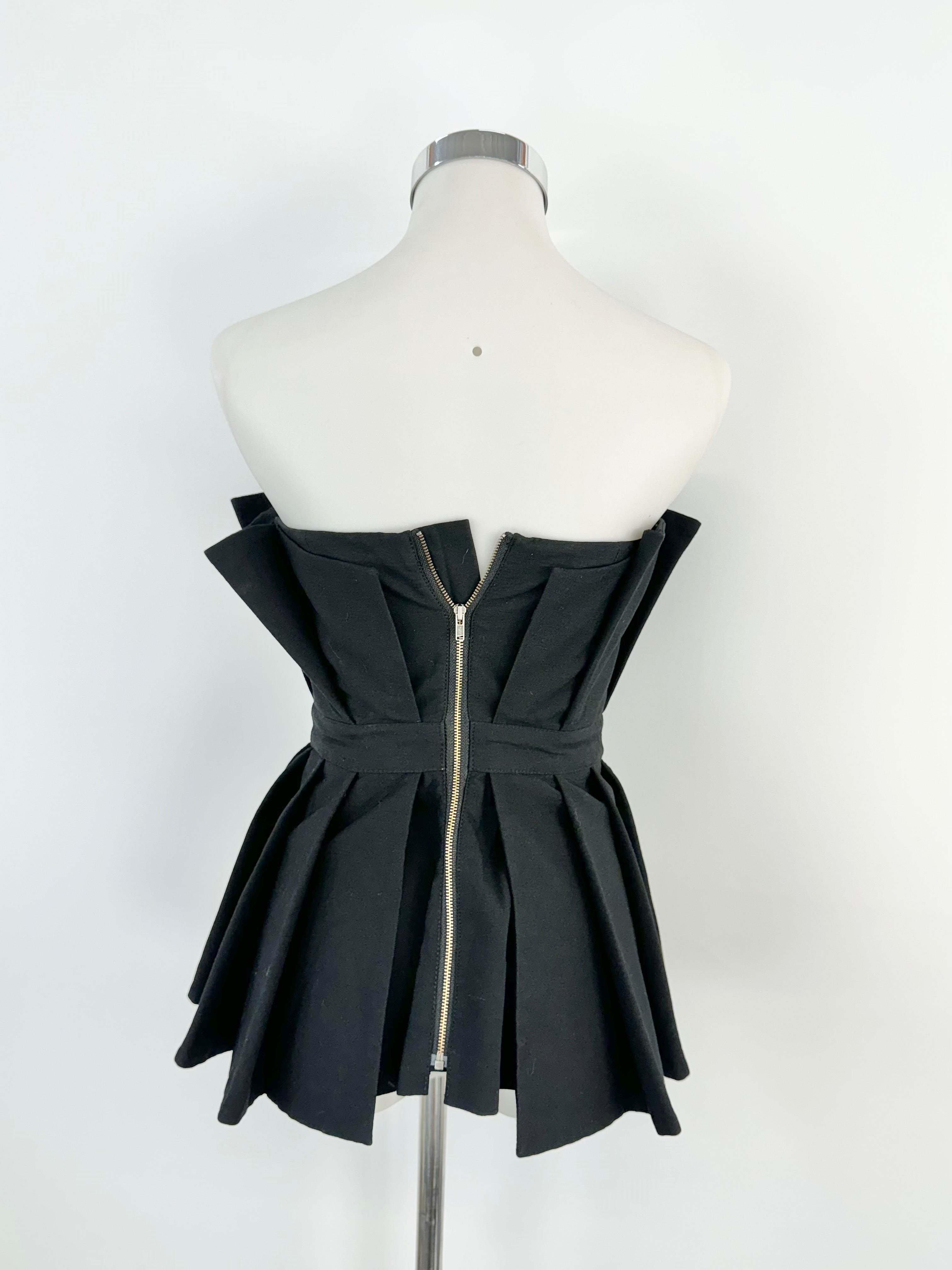 Cameo Black Layered Bustier - AU6