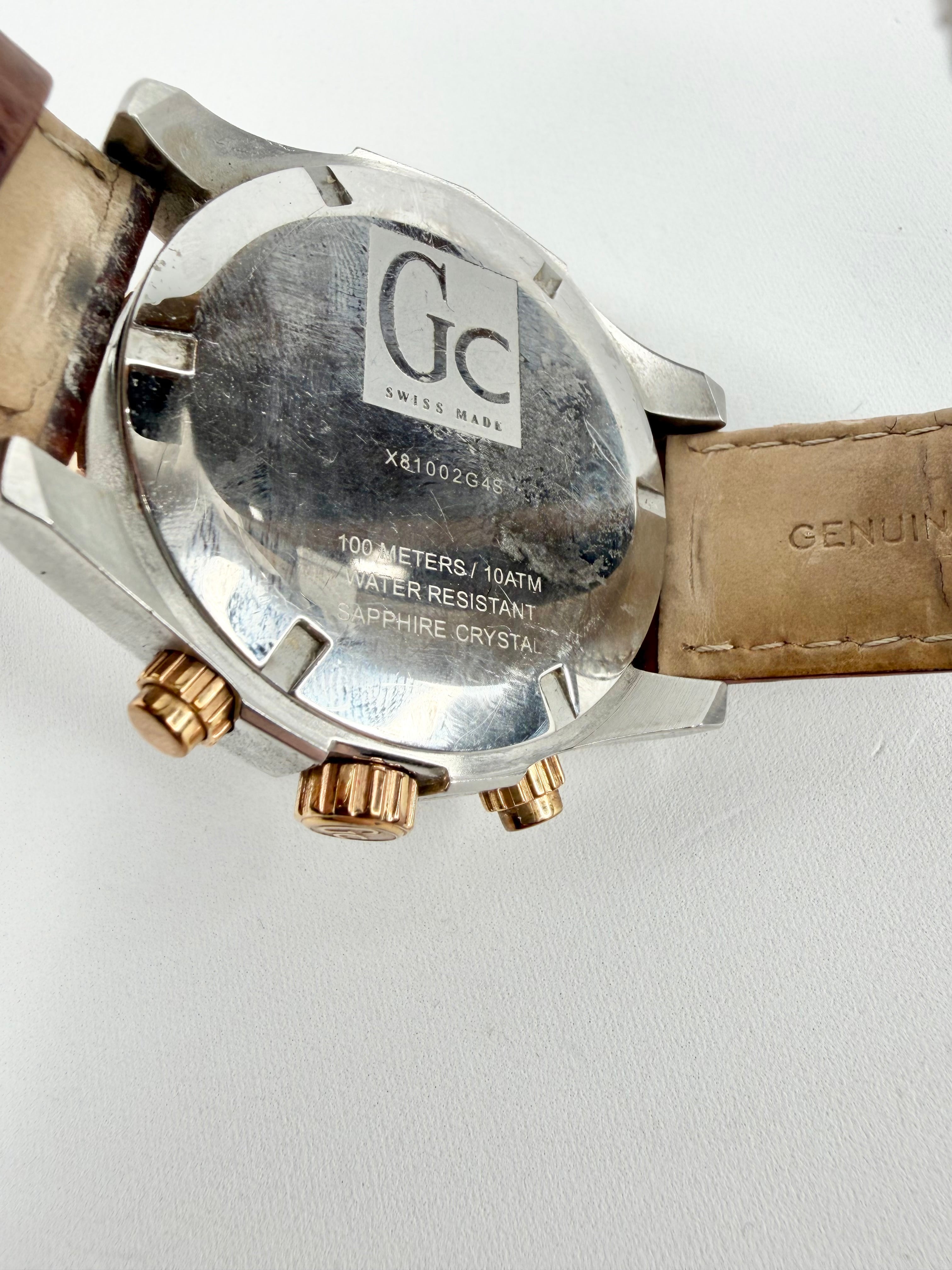 Guess Collection Rose Gold Chronograph Watch