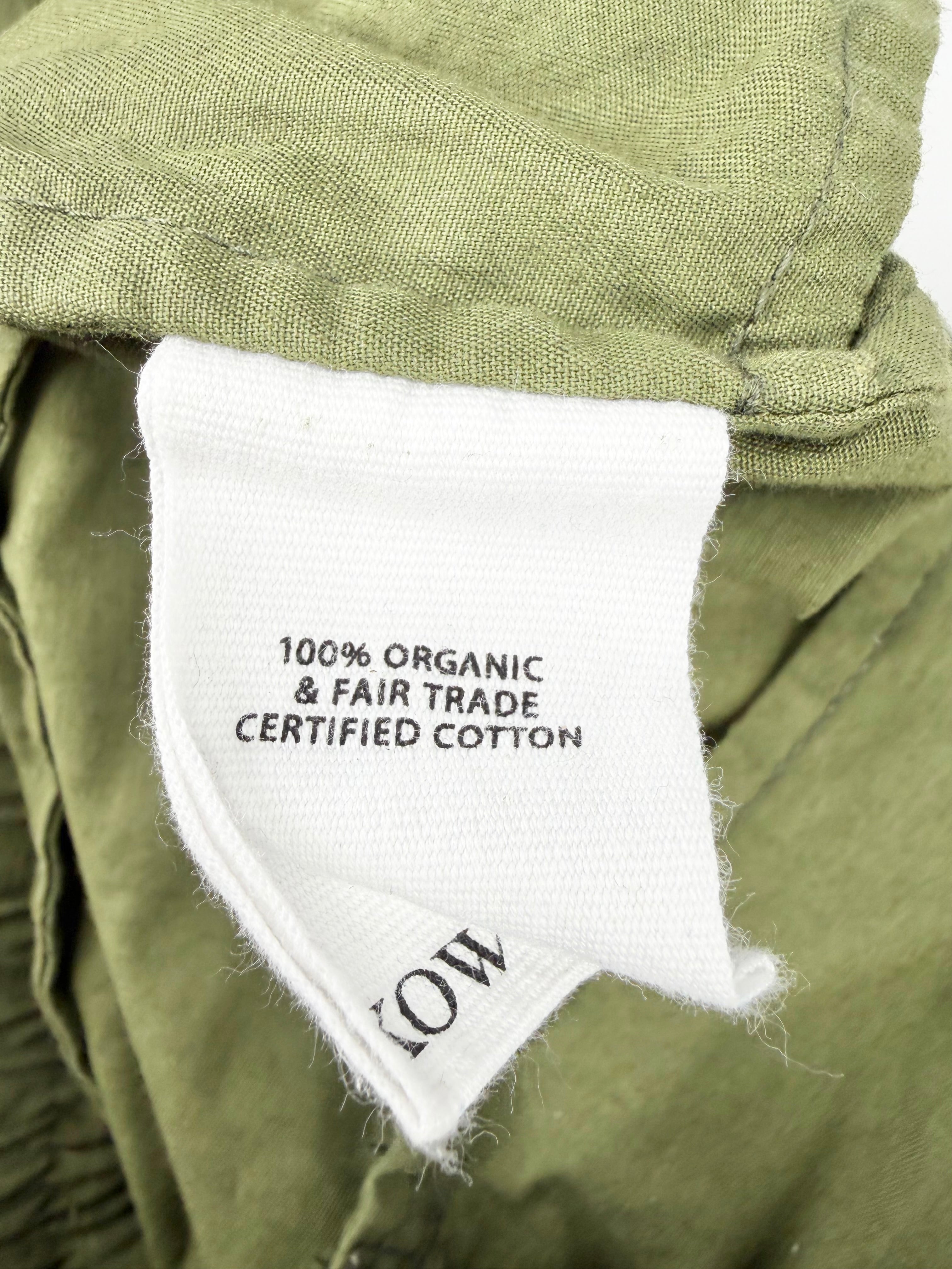 Kowtow Olive Green Fairtrade Organic Cotton Slacks - AU8/10