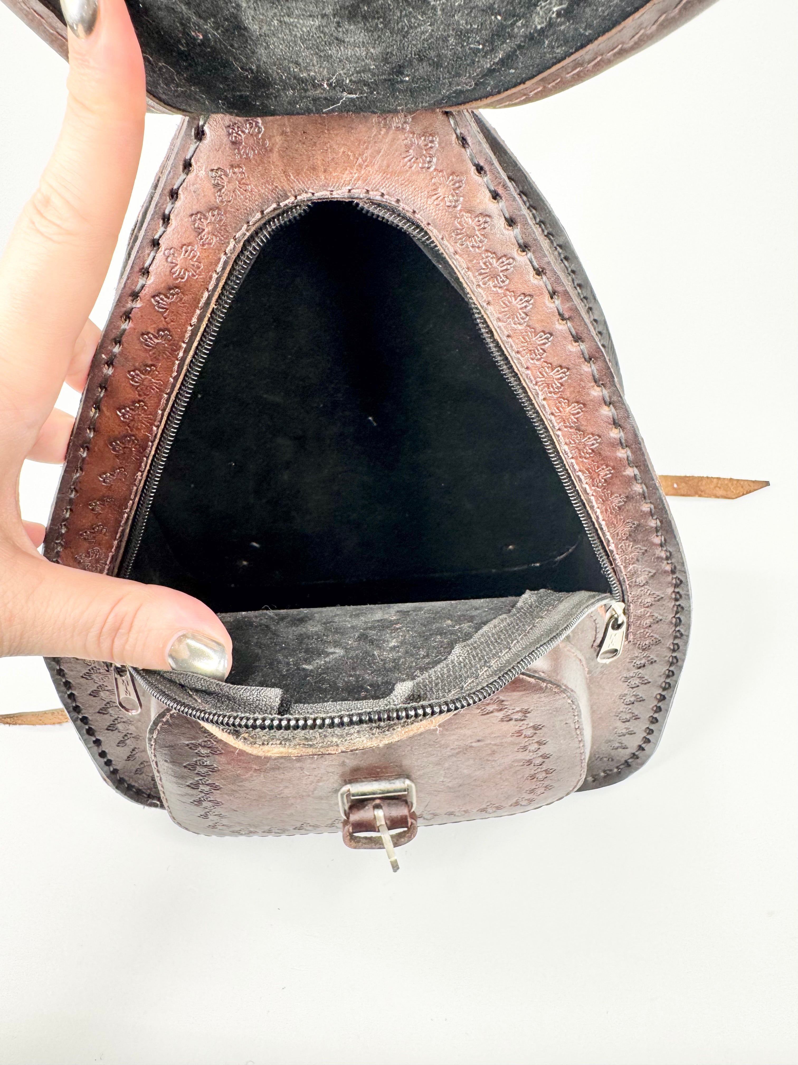 Handmade Leather & Hide Backpack